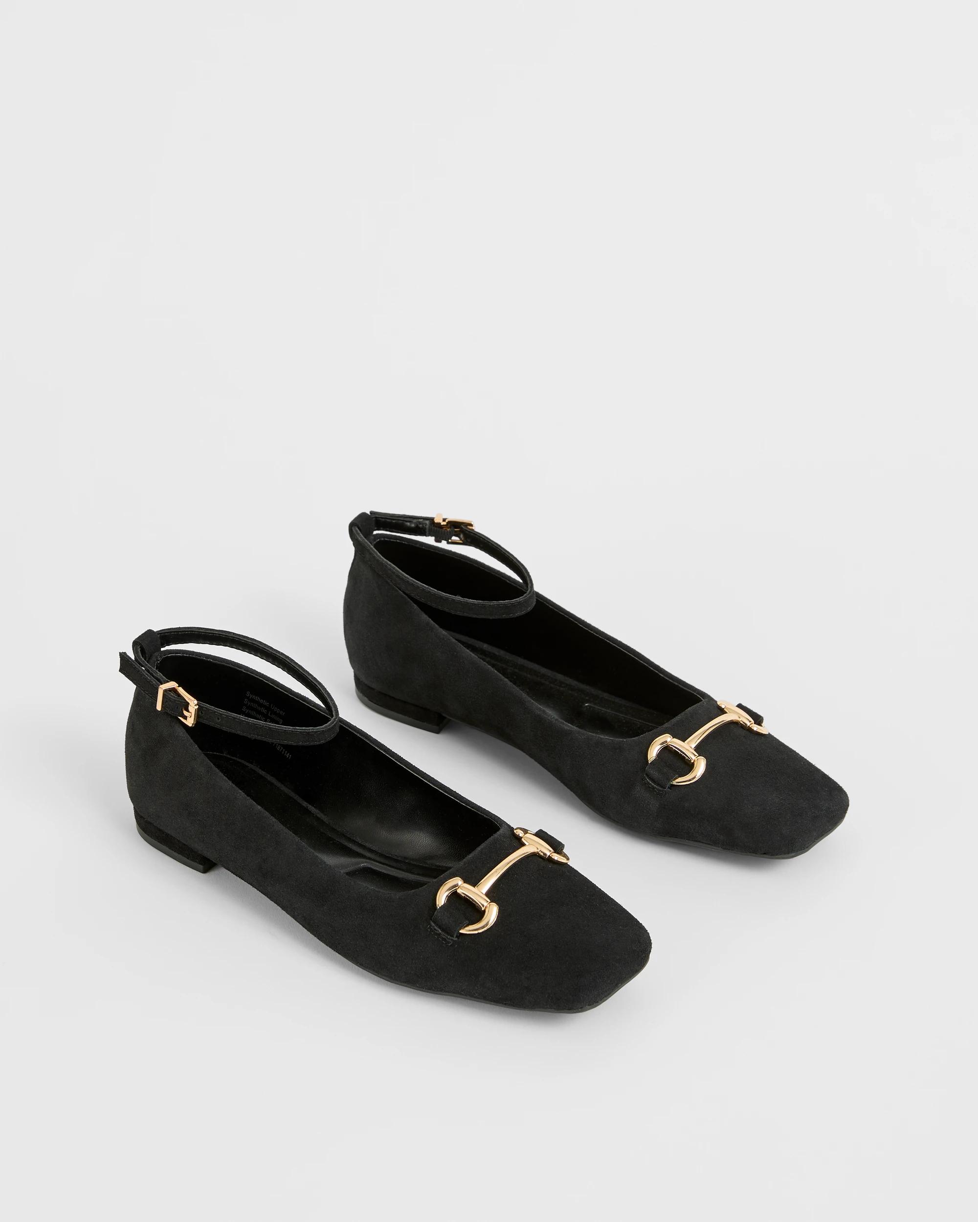 2 Target Woman Hardware Ballet Flats BLACK, 2 of 3