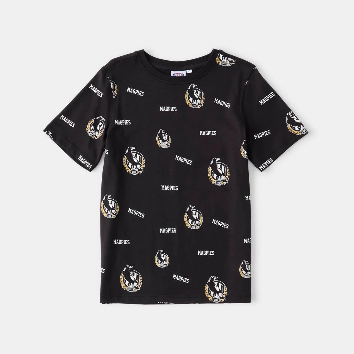 8 Official AFL Kids All Over Print T-shirt Collwood, 8 of 9