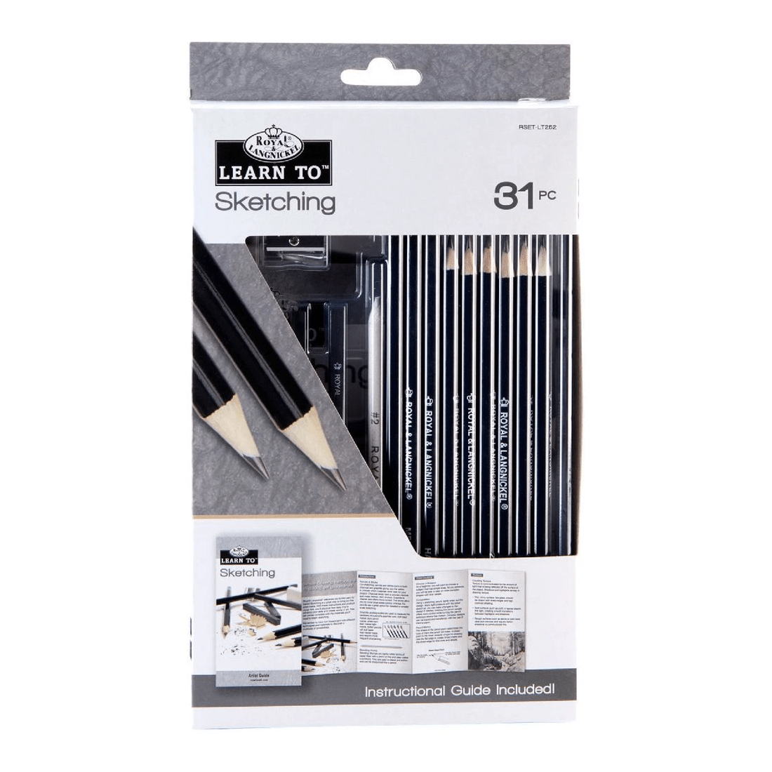 1 Royal & Langnickel Learn To Sketch Set 31 Pieces, 1 of 9