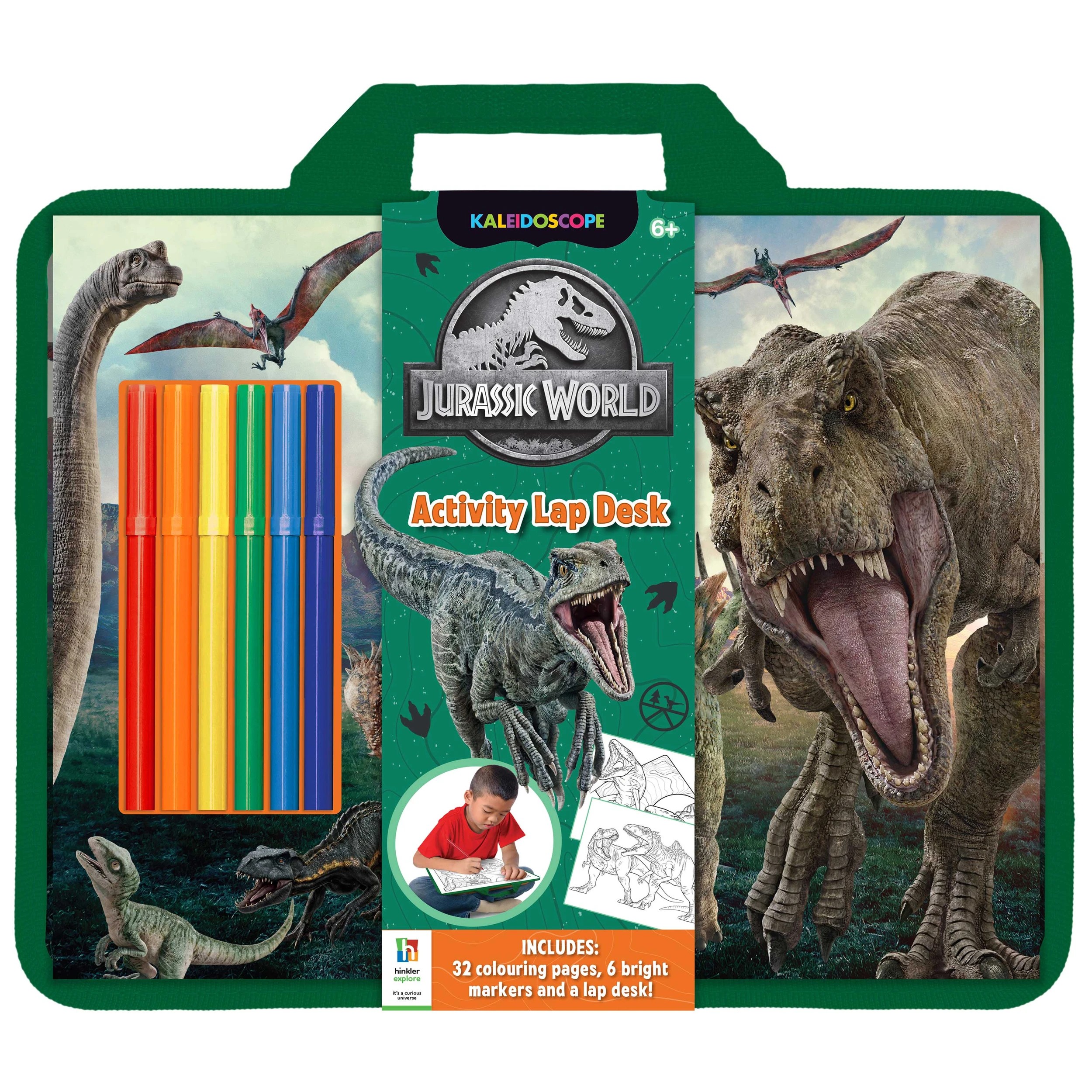 1 Kaleidoscope Jurassic World Activity Lap Desk - Book, 1 of 2
