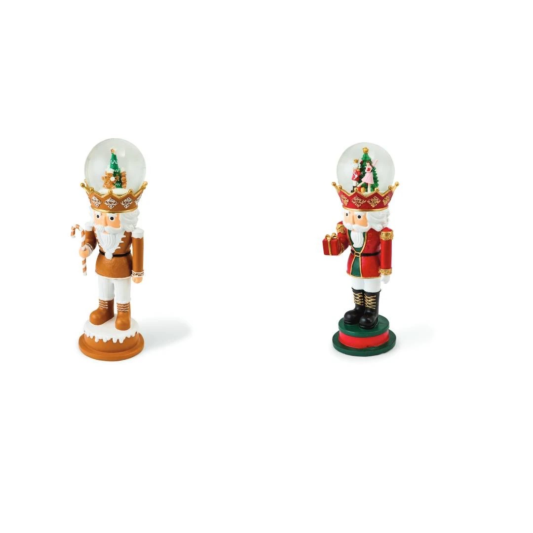 4 Light and Sound Nutcracker Snow Globe - Assorted, 4 of 8