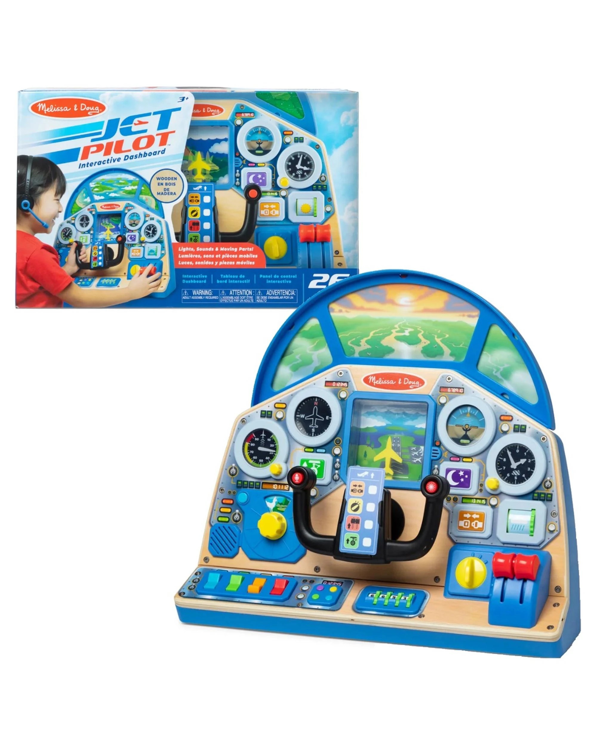 1 Melissa and Doug Jet Pilot Interactive Dashboard, 1 of 8