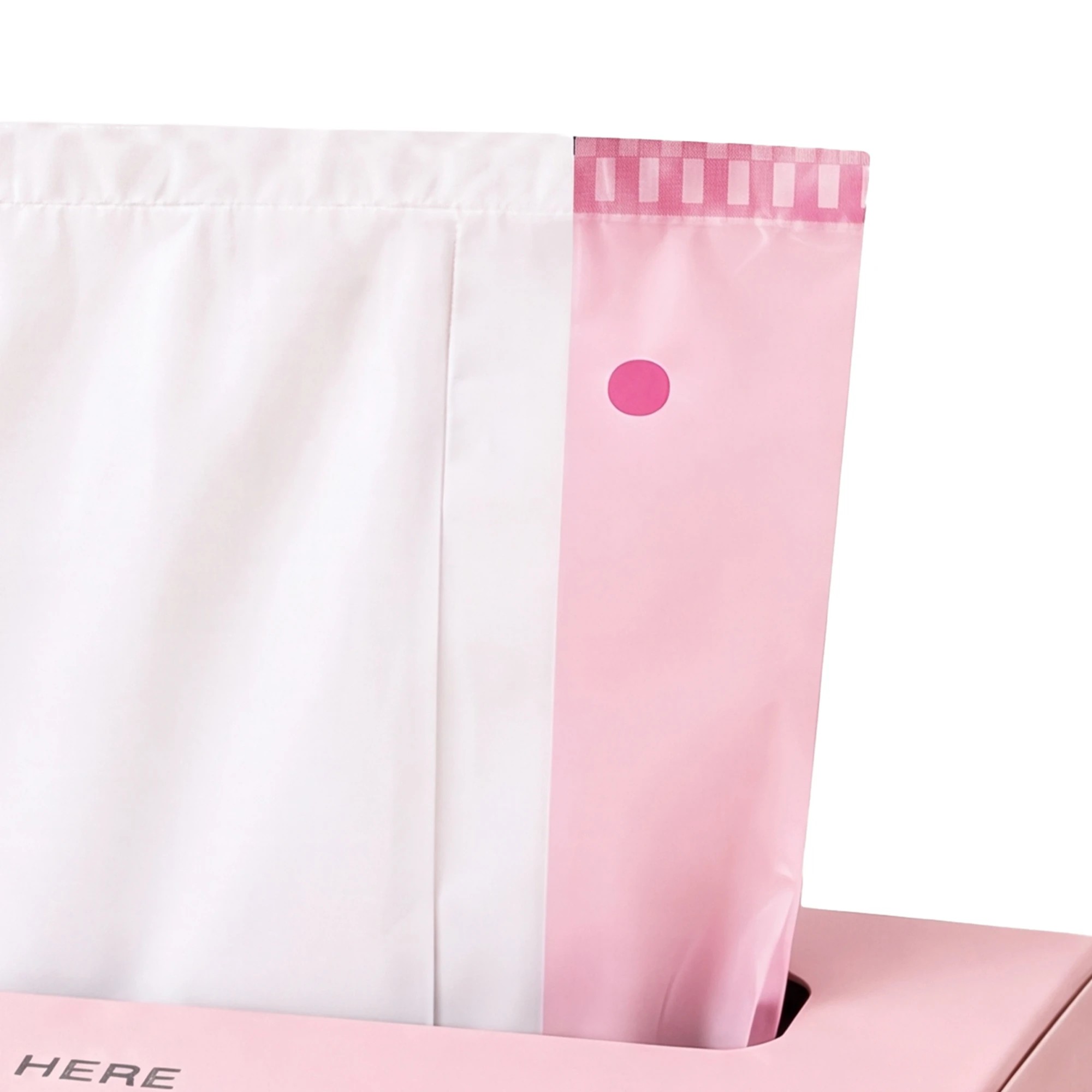 4 Pawz Cat Litter Bags 120 Count Drawstring 64 x 40cm 10kg HDPE White Pink, 4 of 8