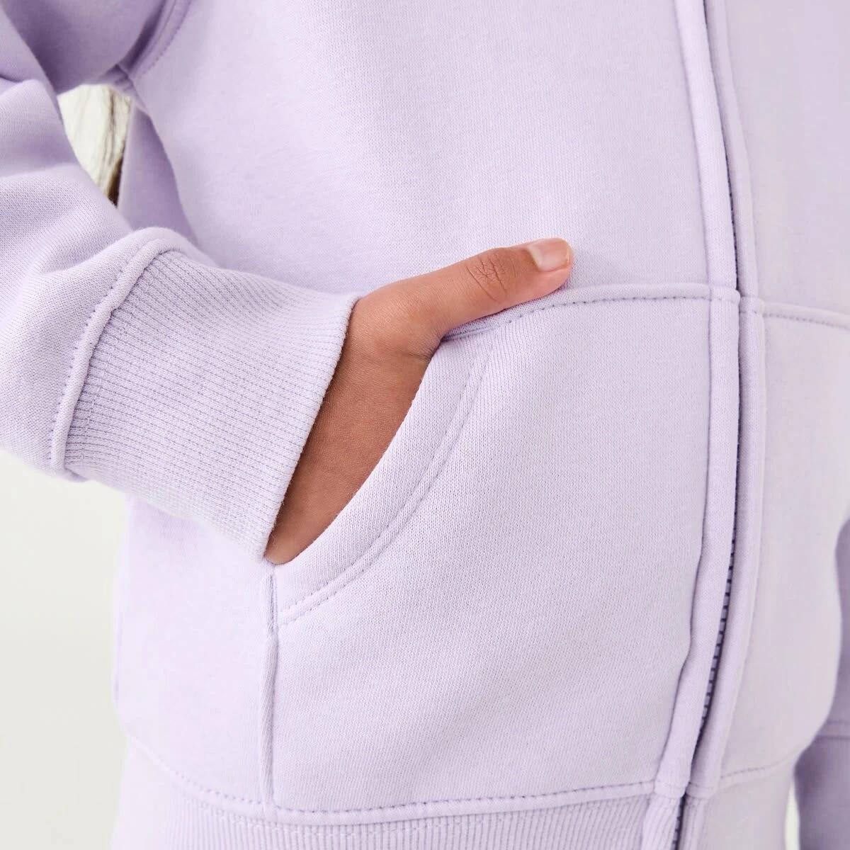 6 Zip Through Hoodie Pst Purple, 6 of 10