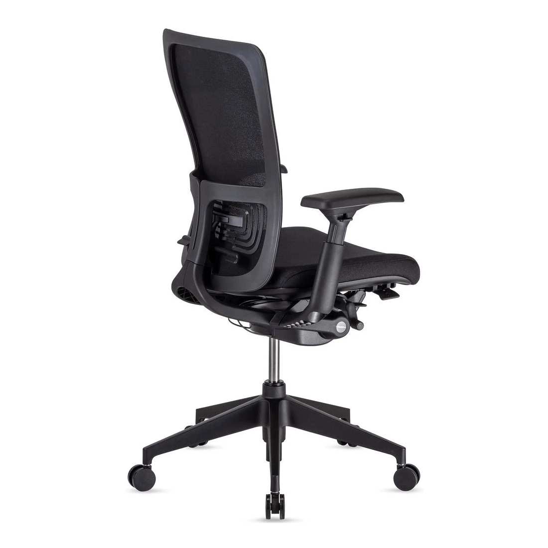 3 Haworth Zody Ergonomic Chair with Nylon Base and Arms Black, 3 of 10
