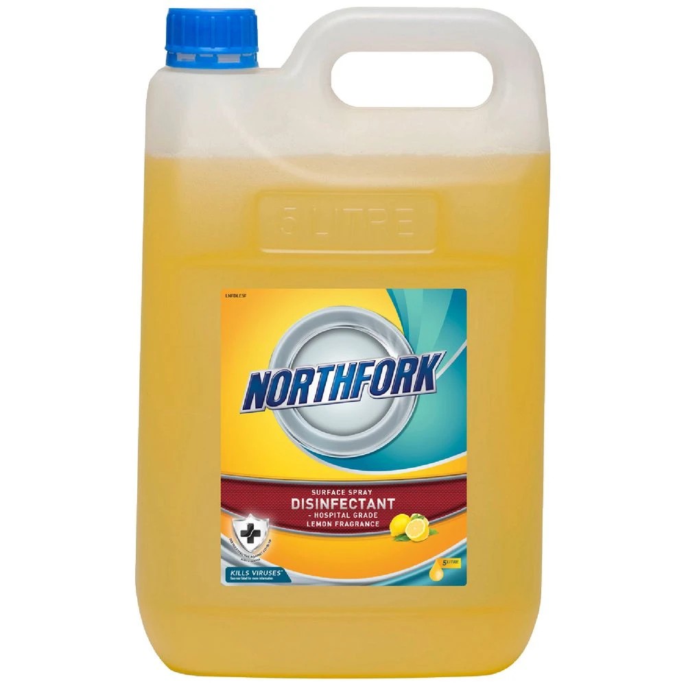 1 Northfork Hospital Grade Lemon Disinfectant 5L, 1 of 1