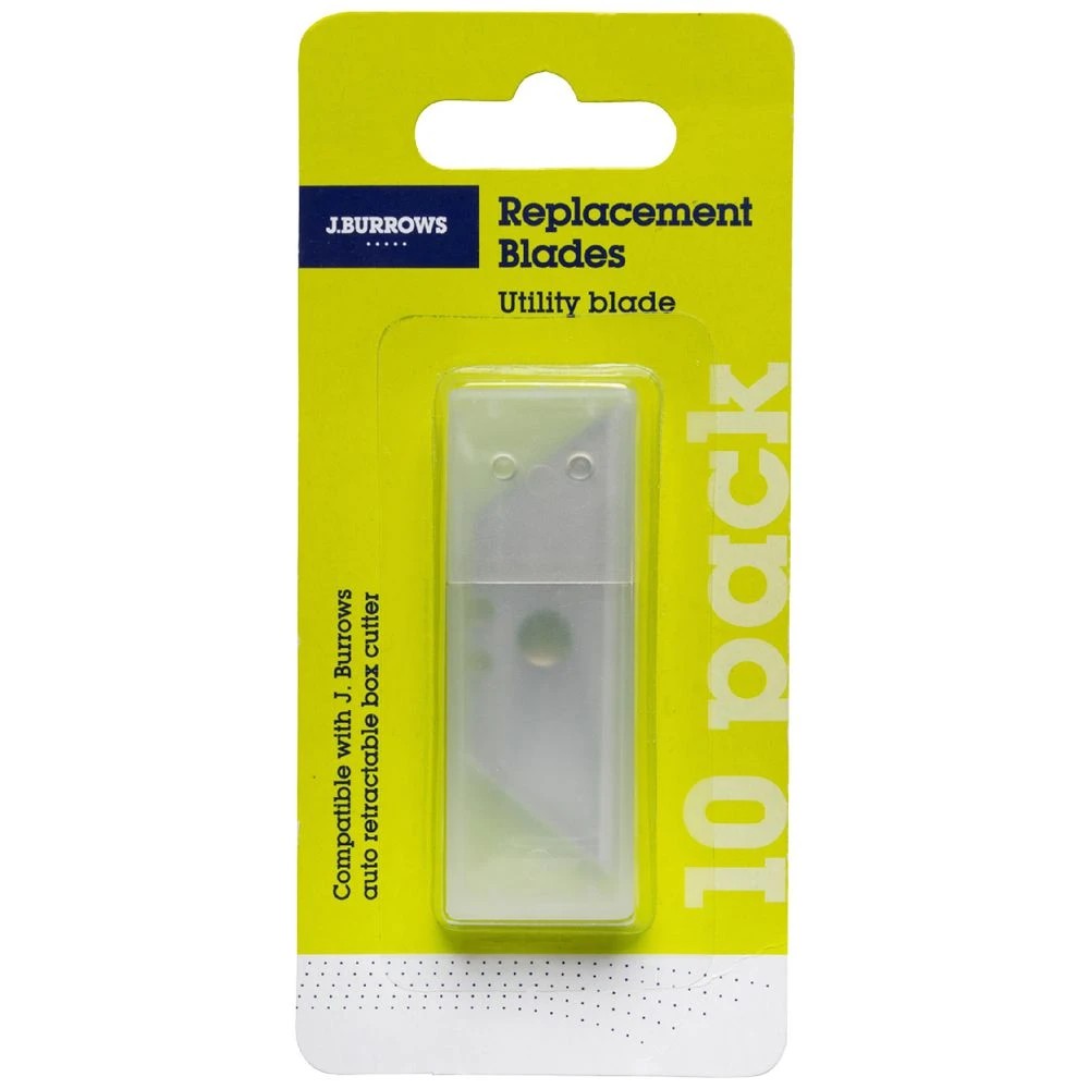 1 J.Burrows Replacement Blades 10 Pack, 1 of 4