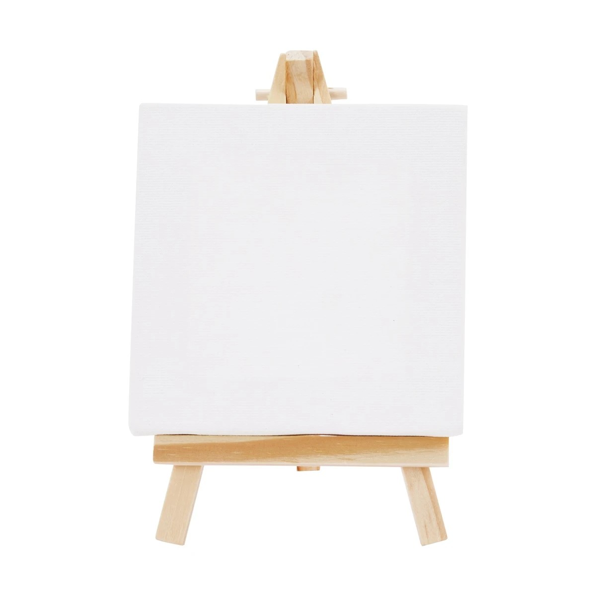 5 3 Pack Mini Easel and Canvas - White, 5 of 10