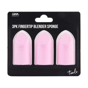 OXX Cosmetics 3 Pack Fingertip Blender Sponge - Pink