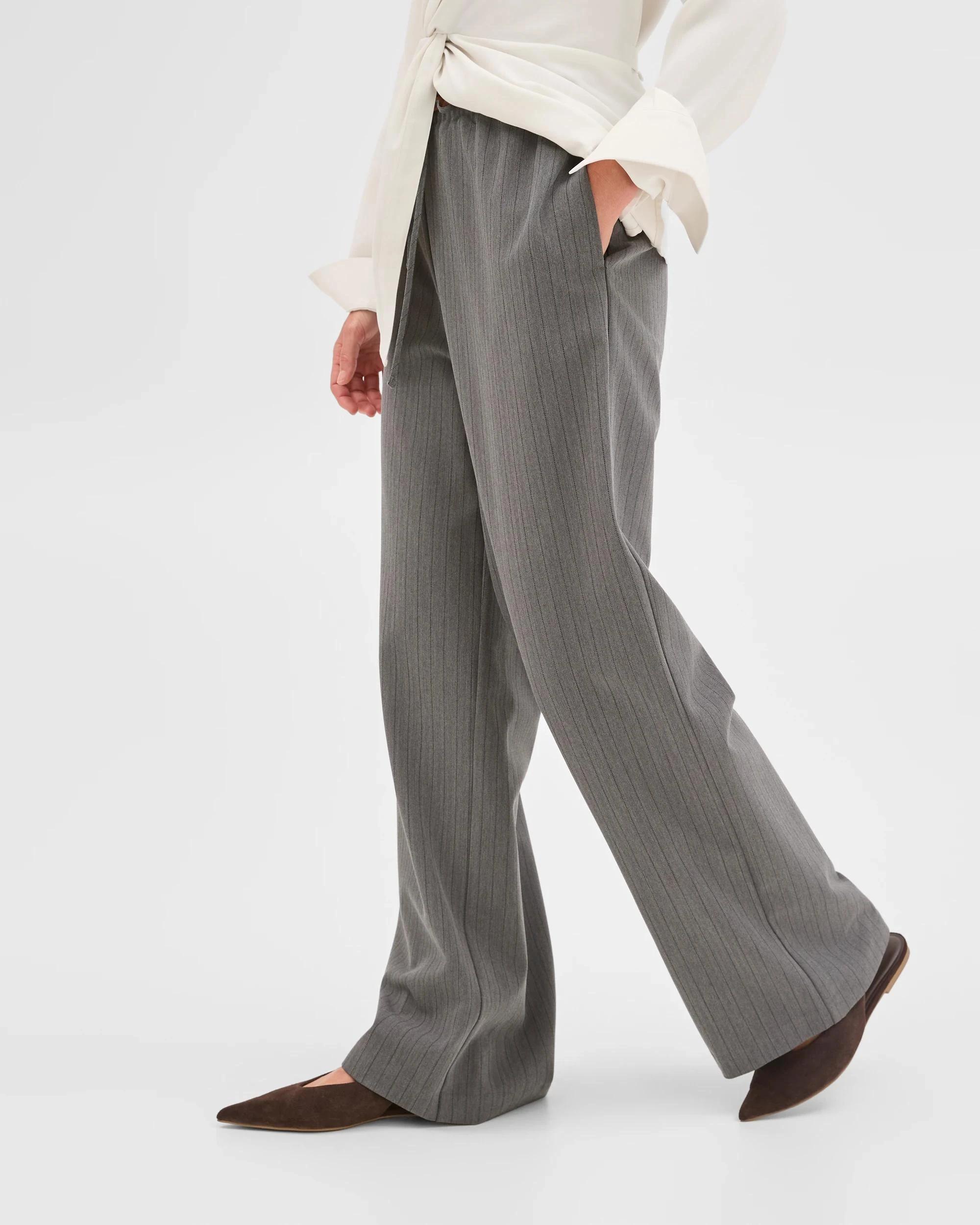 5 Preview Relaxed Wide Leg Pants CHARCOAL, 5 of 6