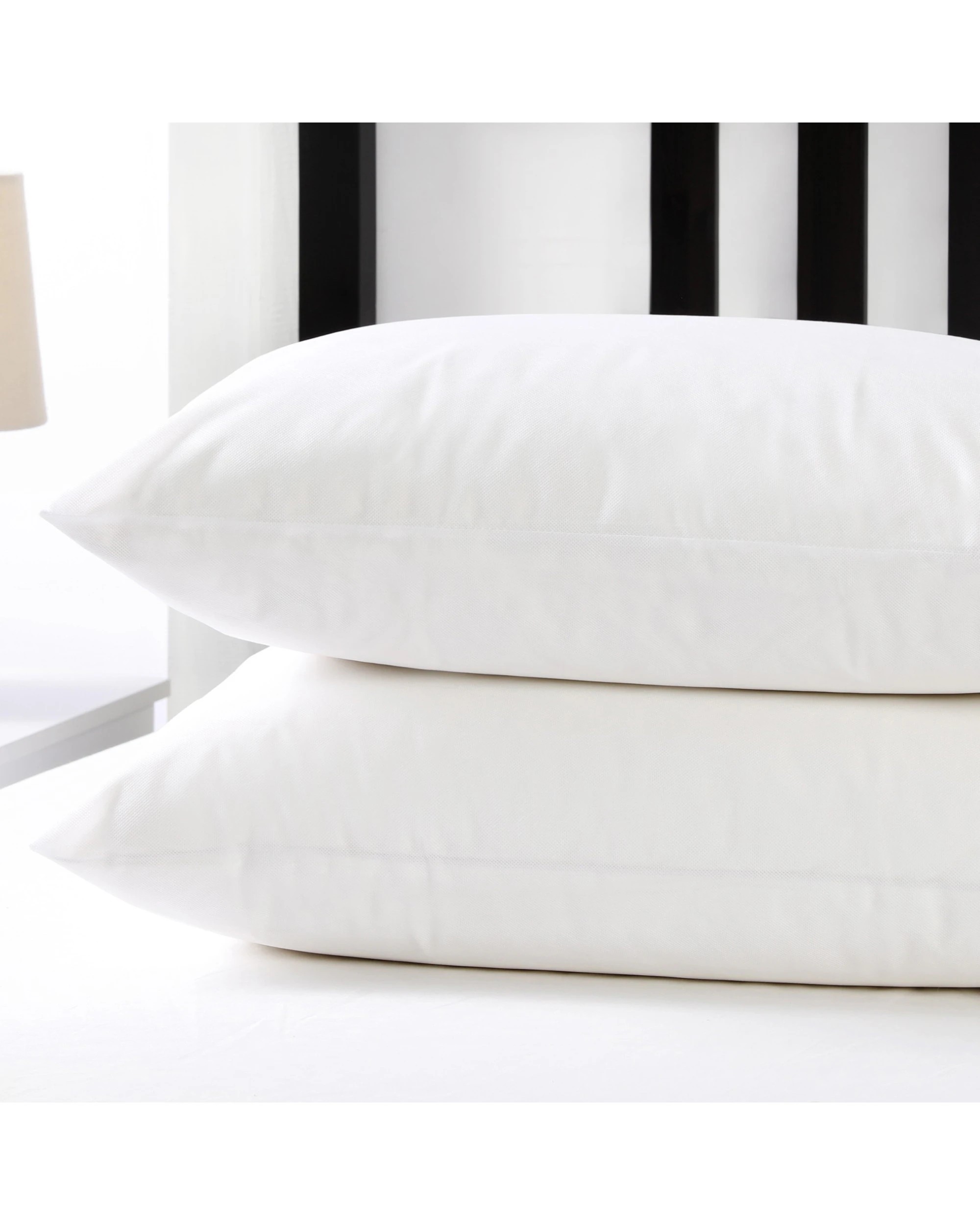 1 Dreamaker Stain Resistant Pillow Protector 48 x 73cm (4 Pack) - White, 1 of 2