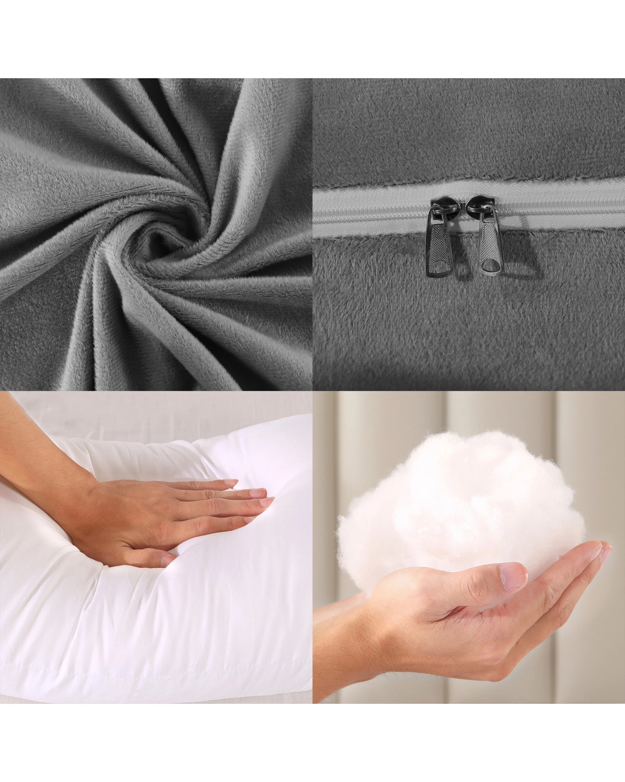 8 Advwin Pregnancy Nursing Pillows Maternity Pillow J Shaped, 8 of 8