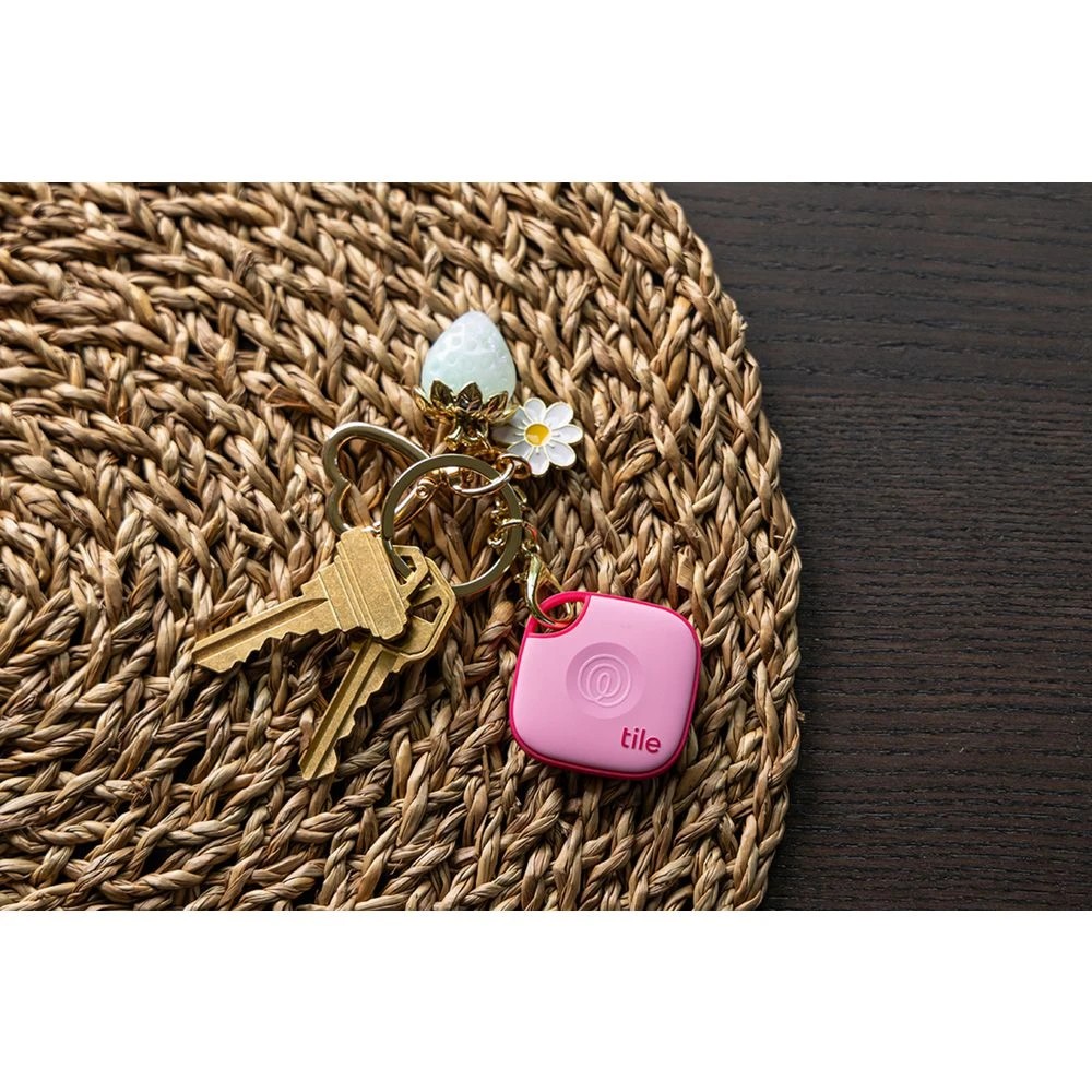 6 Tile Mate Bluetooth Tracker 2024 Light Pink/Hot Pink, 6 of 8