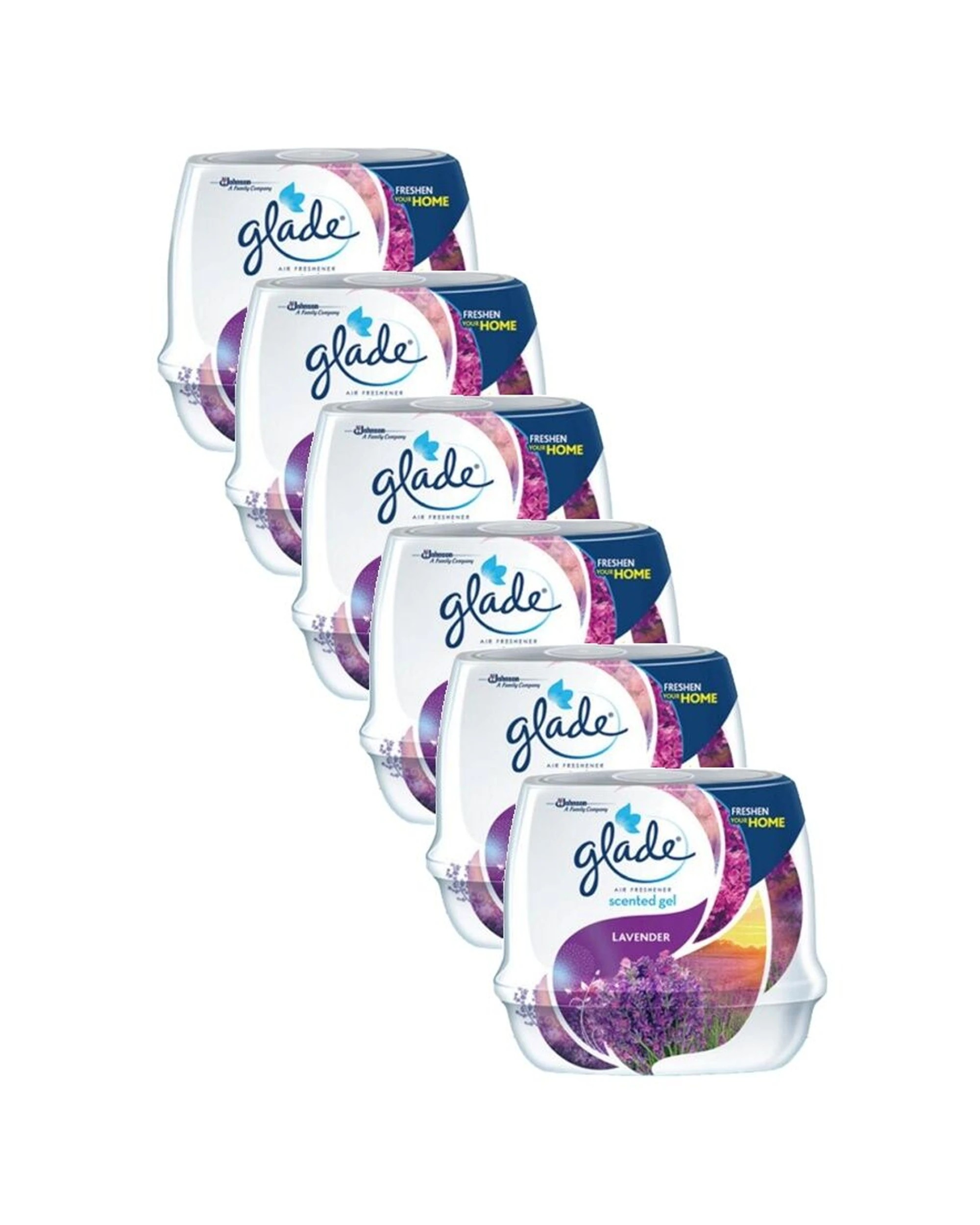 1 Glade 6PK Cone Scented Gel Air Freshener Home Fragrance 180g - White, 1 of 1