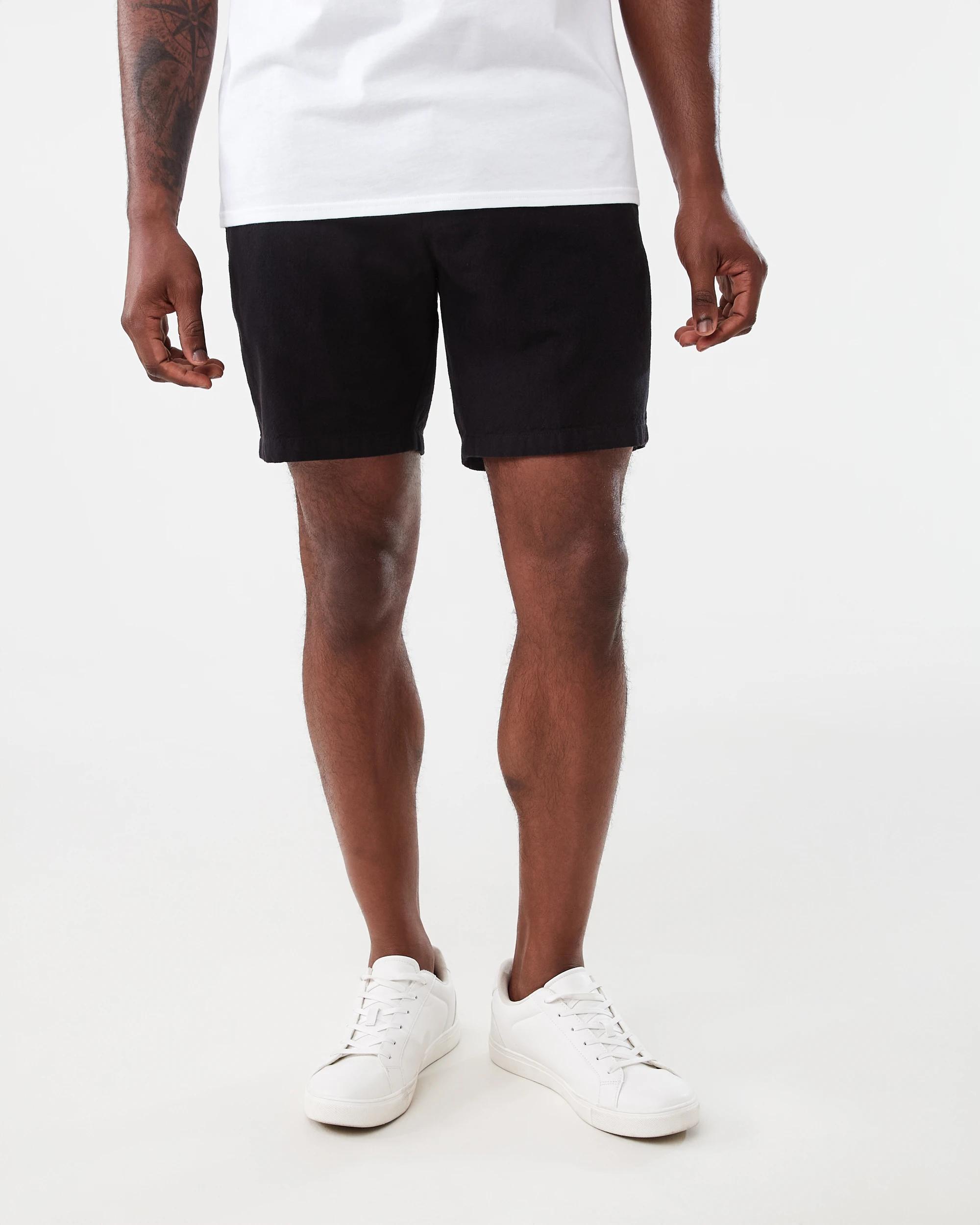 6 Textured Bermuda Shorts Black, 6 of 6