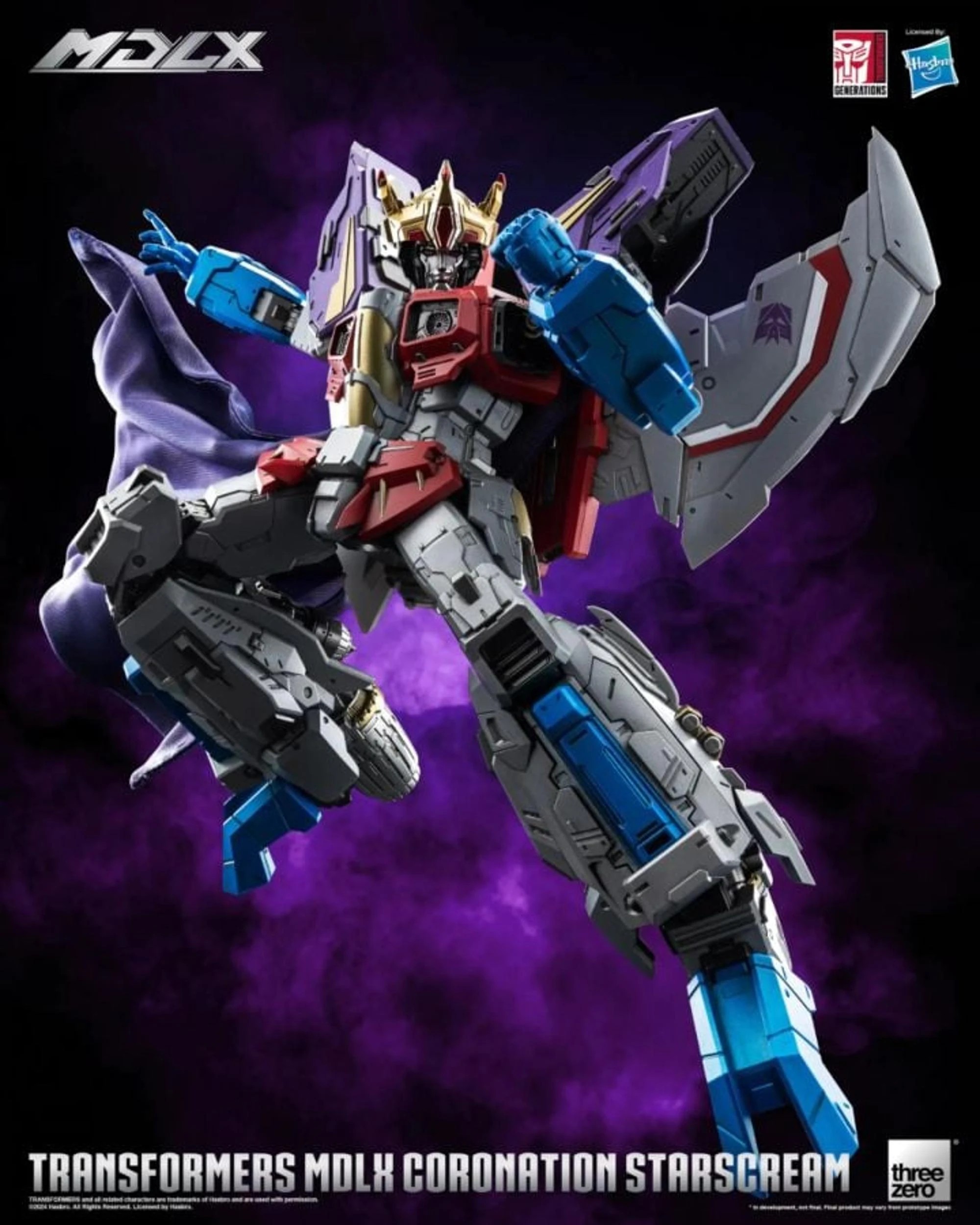 7 Threezero Transformers Coronation Starscream MDLX Collectable Action Figure, 7 of 10