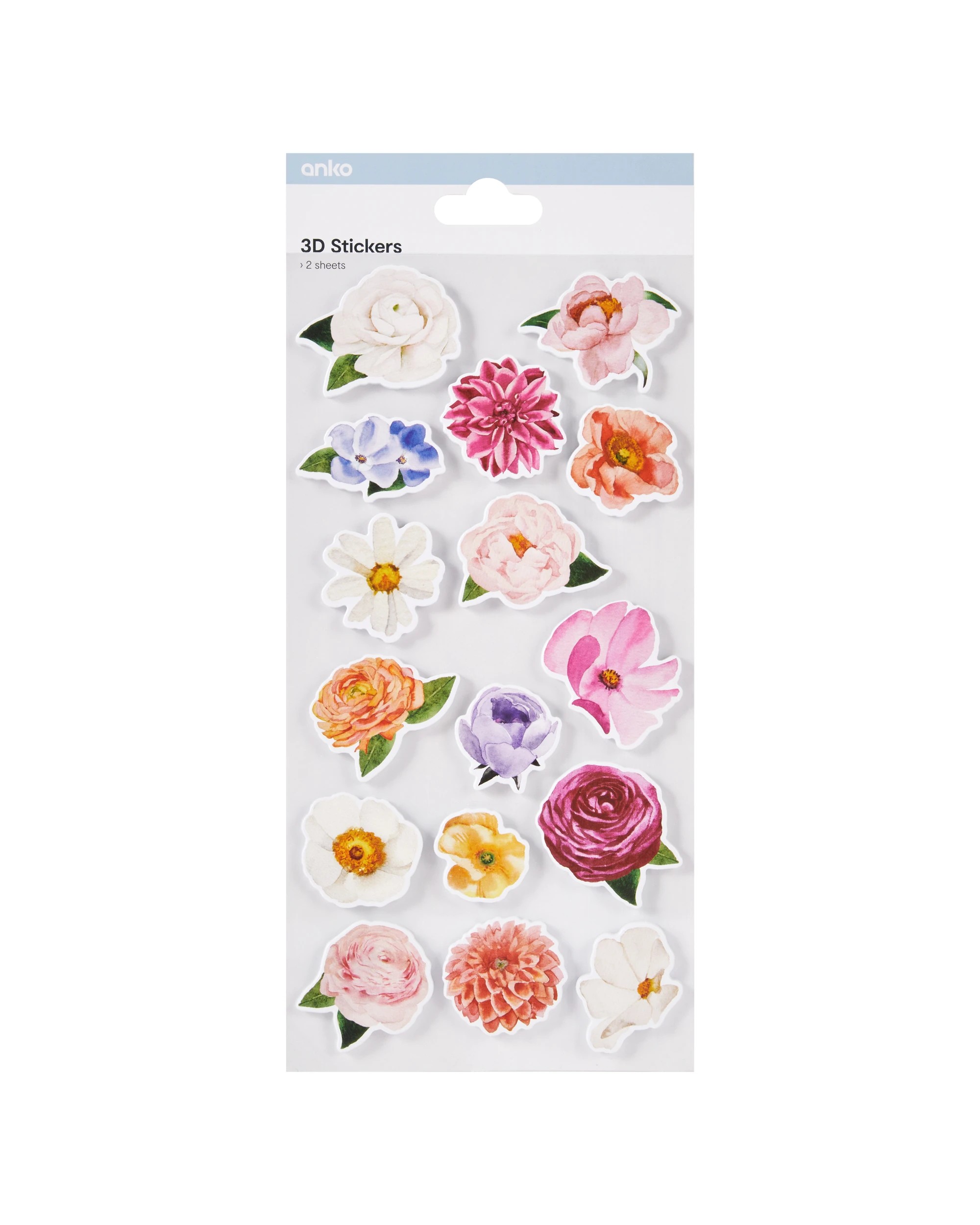 1 3D Stickers - Blooms, 1 of 3