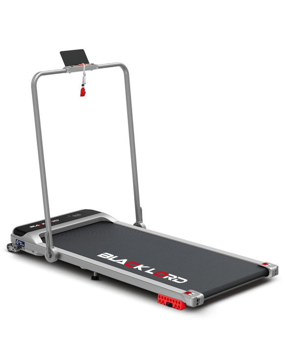 Black Lord Walking Pad Treadmill Incline Foldable - Silver