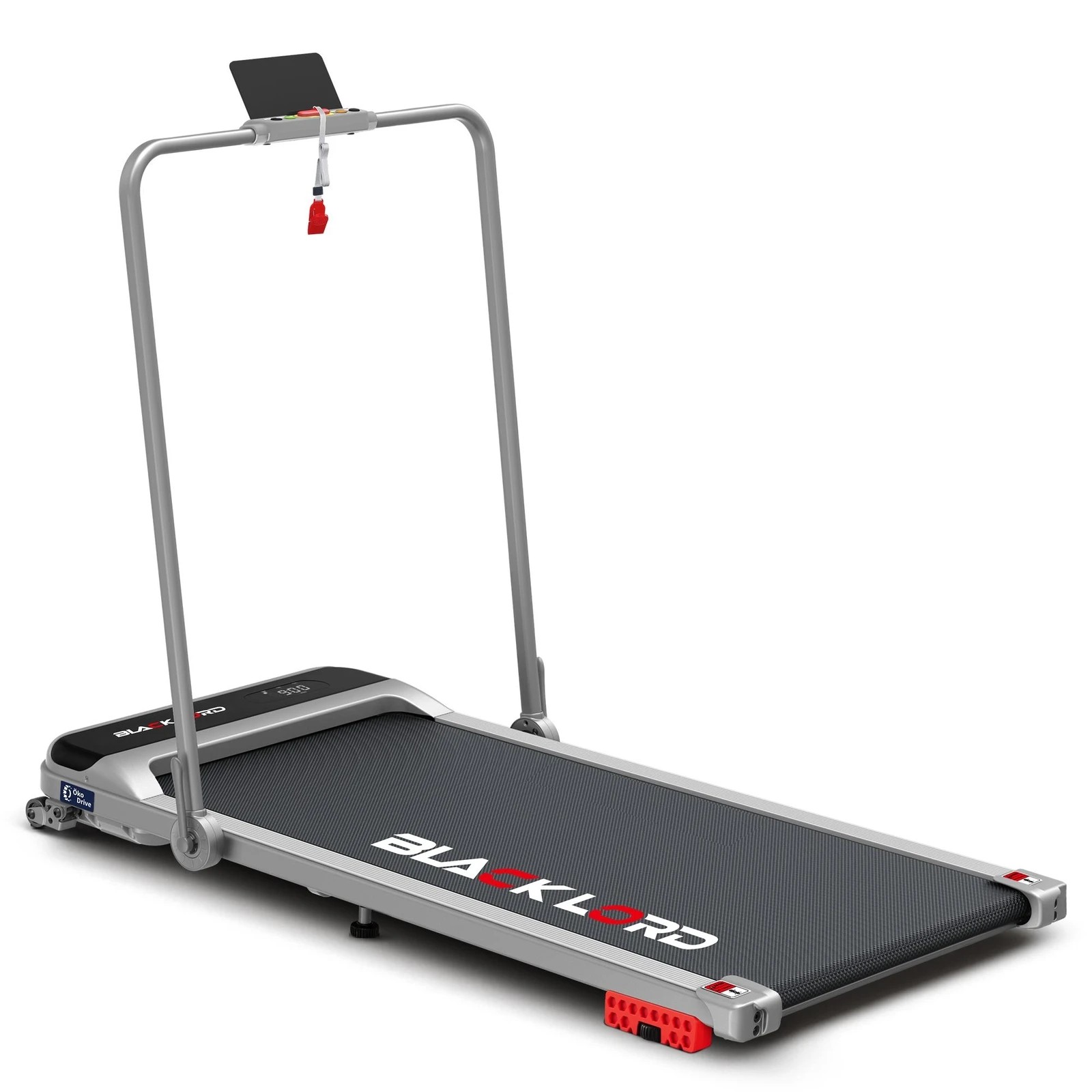 1 Black Lord Walking Pad Treadmill Incline Foldable - Silver, 1 of 10