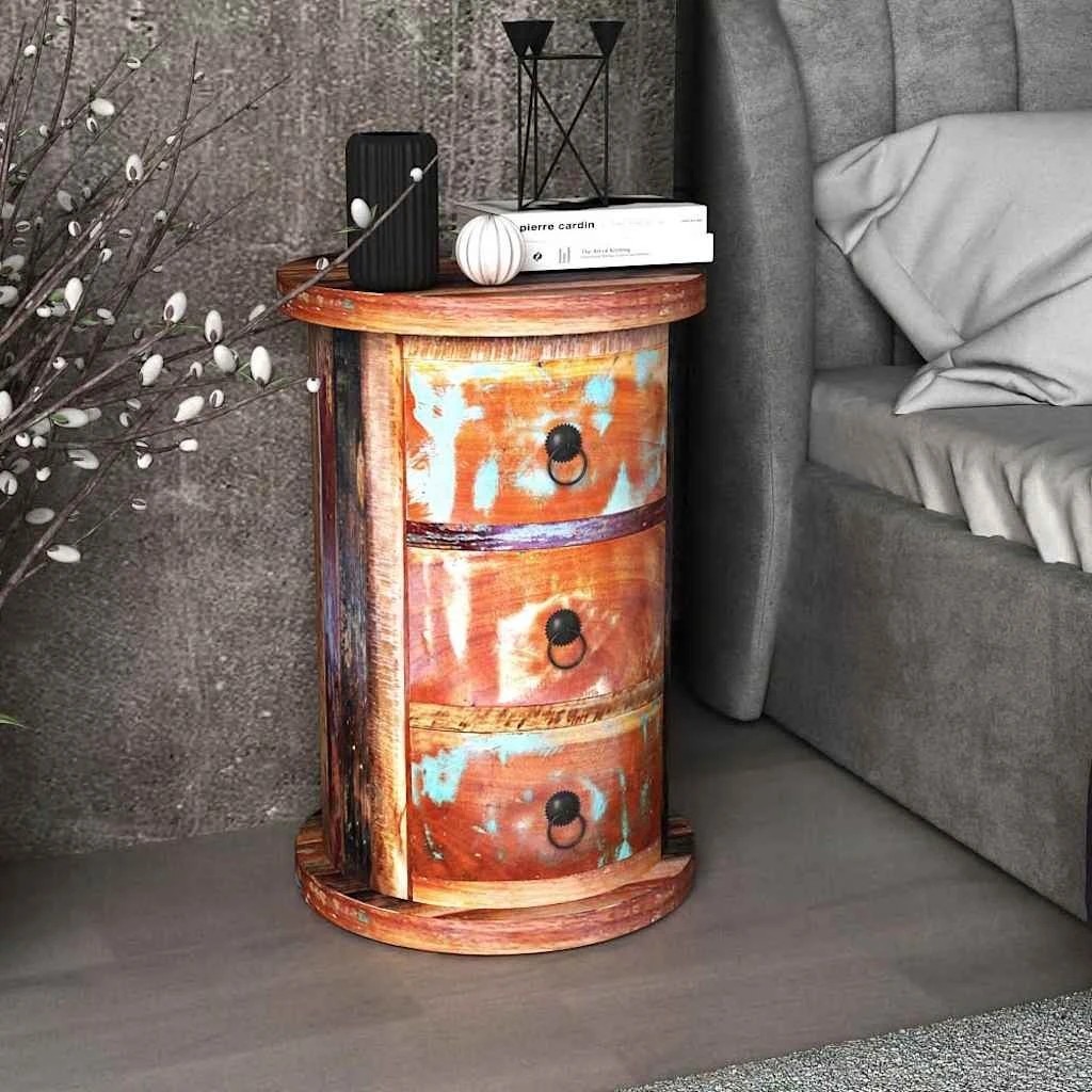 2 vidaXL Small cabinet Ample Storage - Brown, 2 of 9