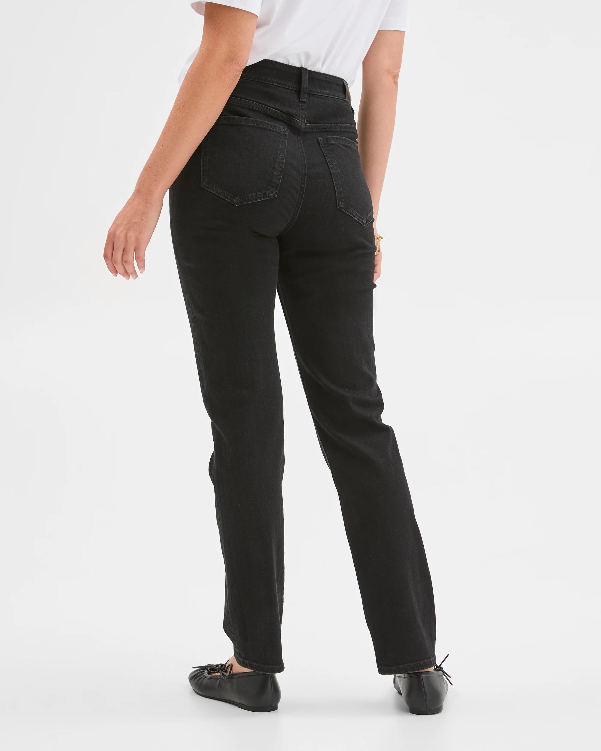 4 Target Denim Denim Alexa Slim Leg Full Length Jeans BLACK, 4 of 6