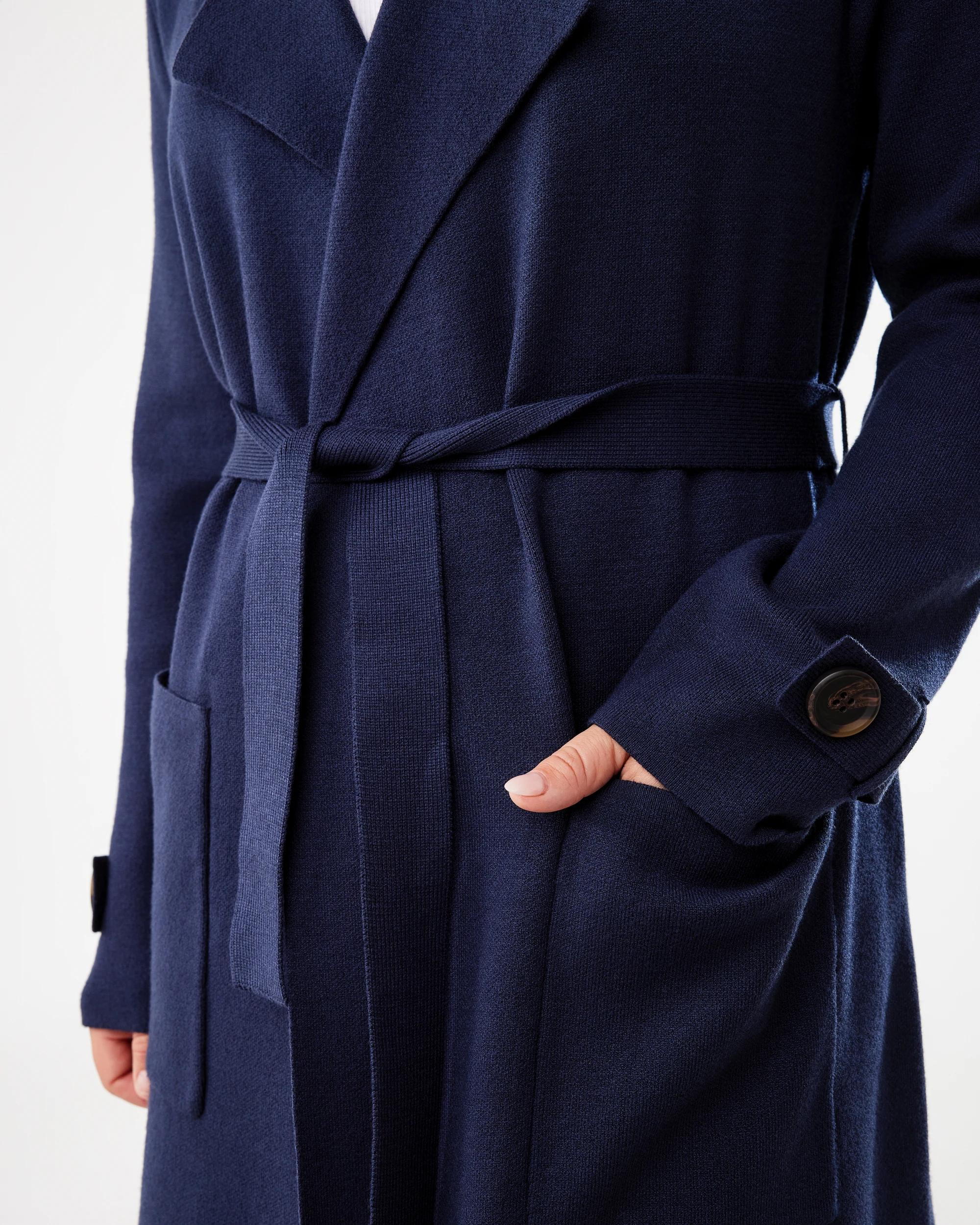 8 Trench Coatigan Navy Blaze, 8 of 8