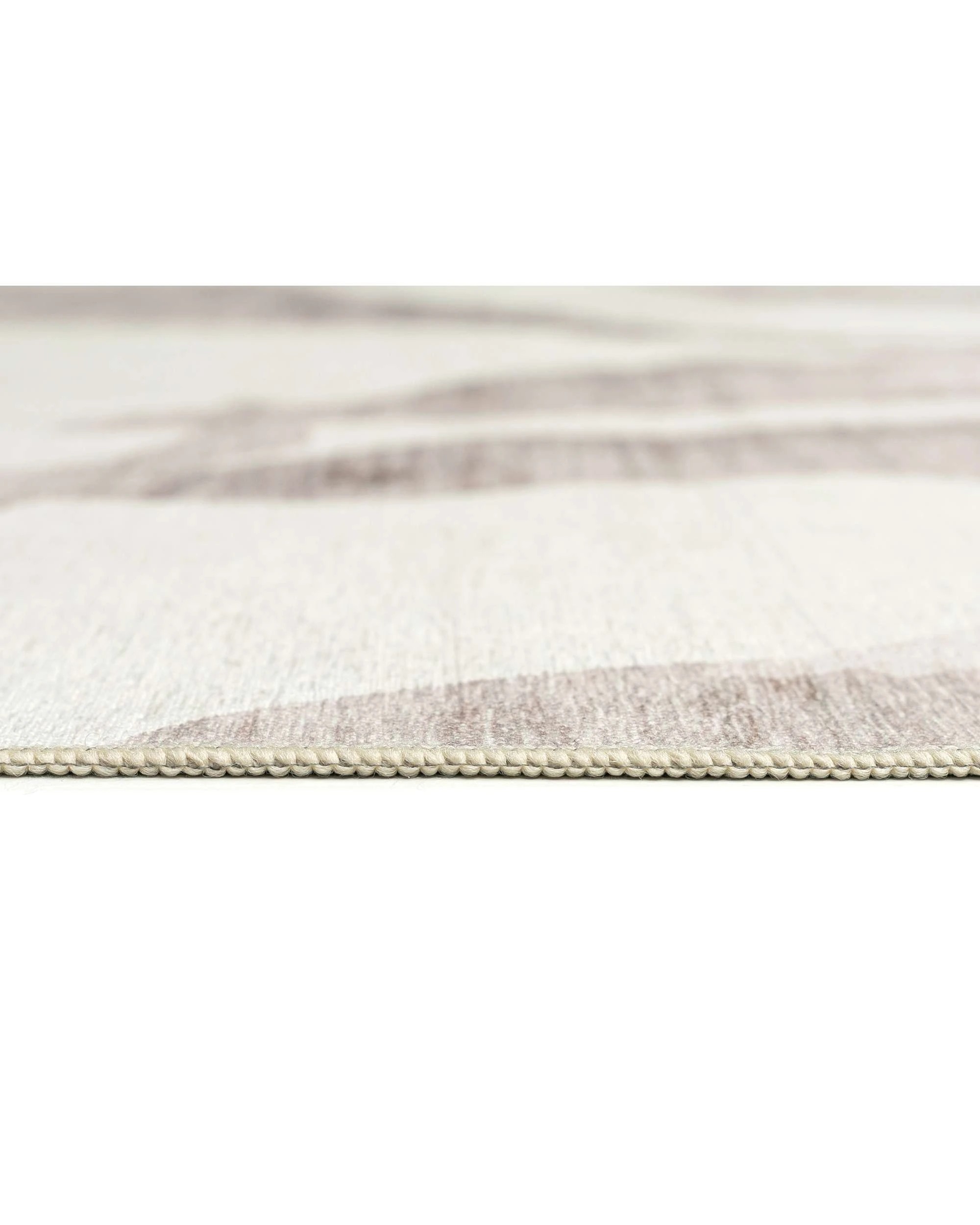 8 Loopsie Bainbridge Leaf Shadow Indoor Outdoor Washable Rug-290cm x 200cm - White, 8 of 8