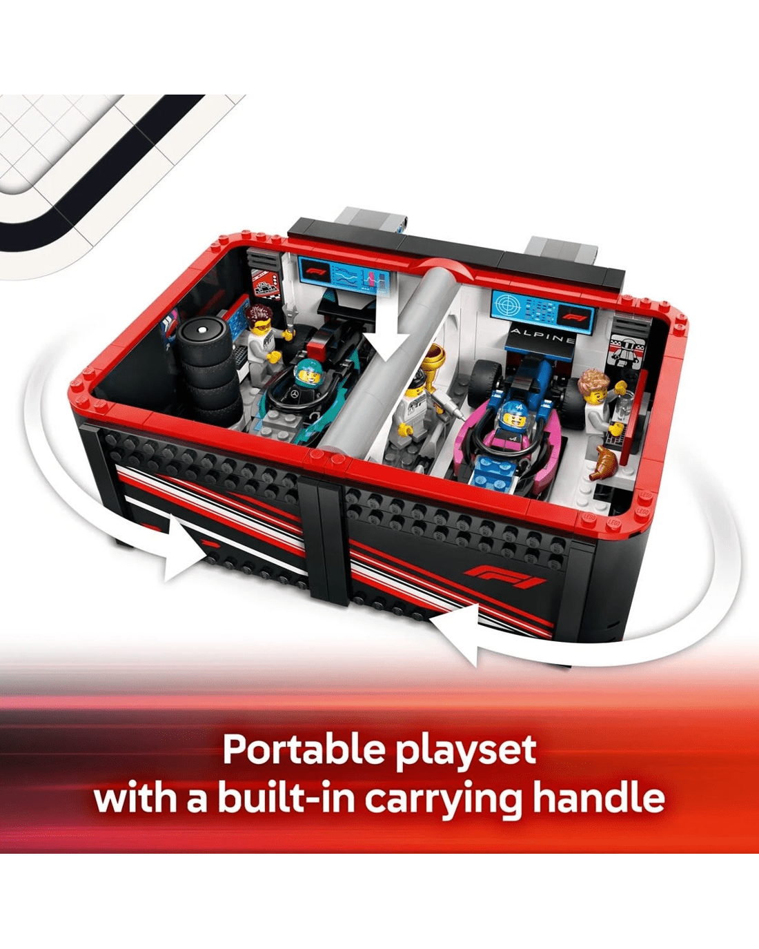 6 LEGO City F1 Garage & Mercedes-AMG & Alpine Cars 60444, 6 of 10