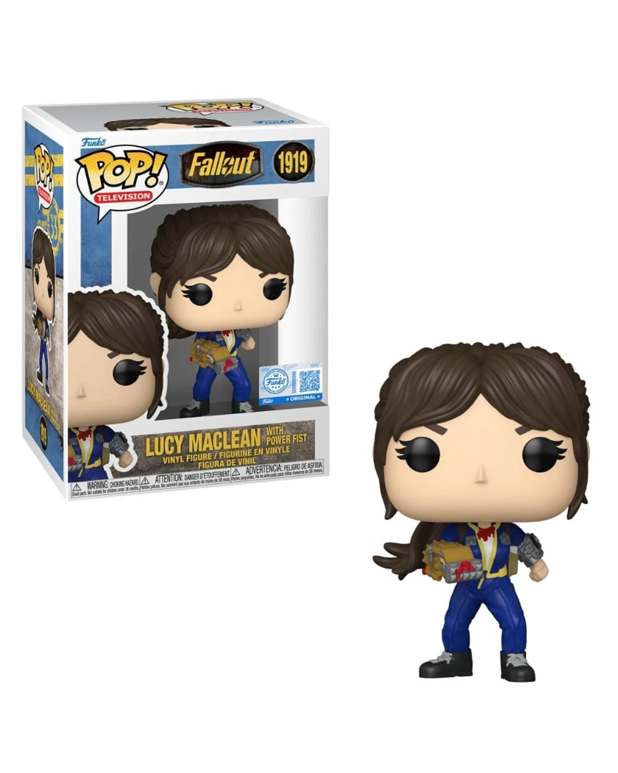 1 Fallout - TV -  Lucy Maclean with Power Fist Funko POP! Vinyl, 1 of 2