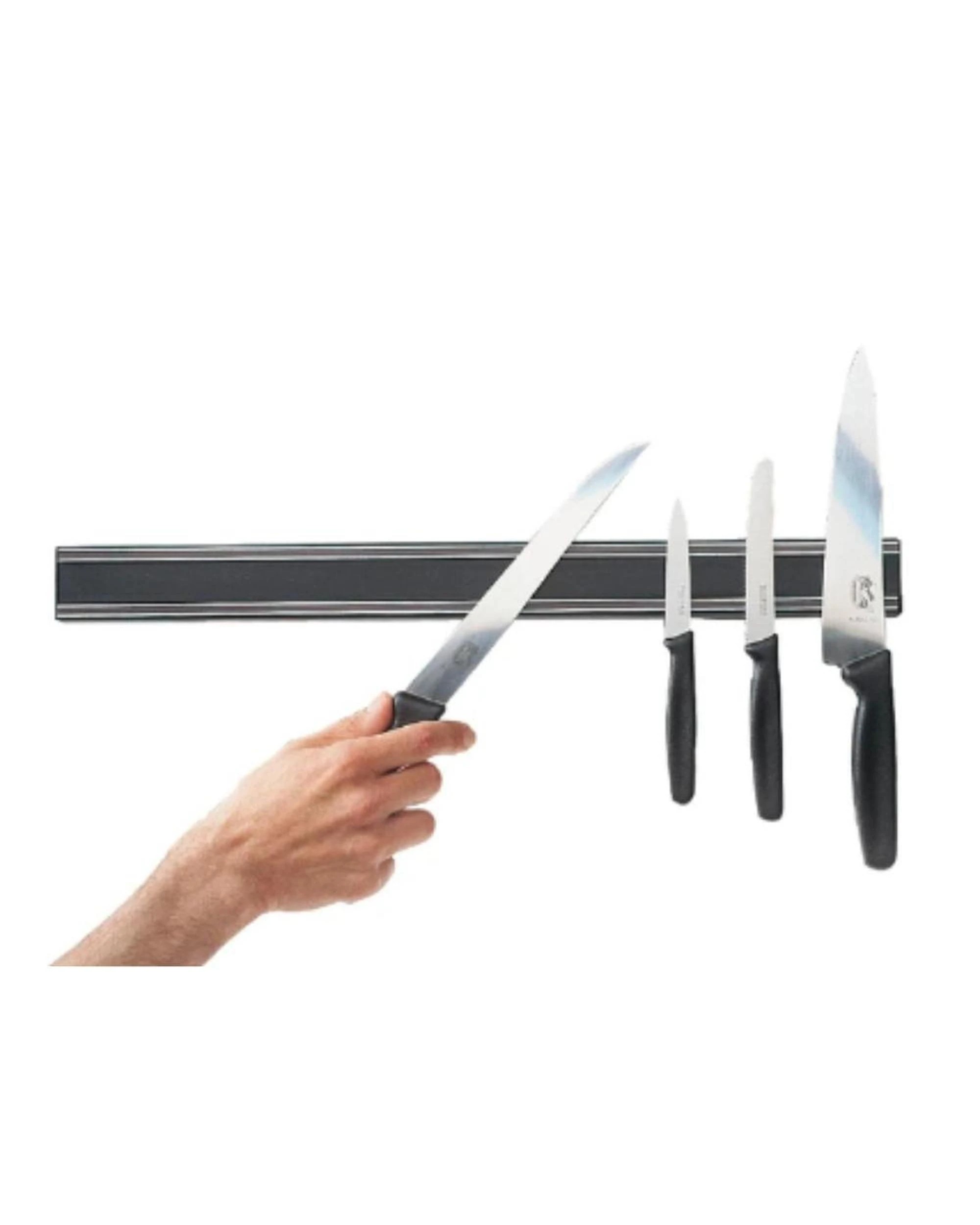 2 Magnetic Wall Mount Knife Holder Rack 33cm  Utensil Magnet Shelf Kitchen Tool, 2 of 3