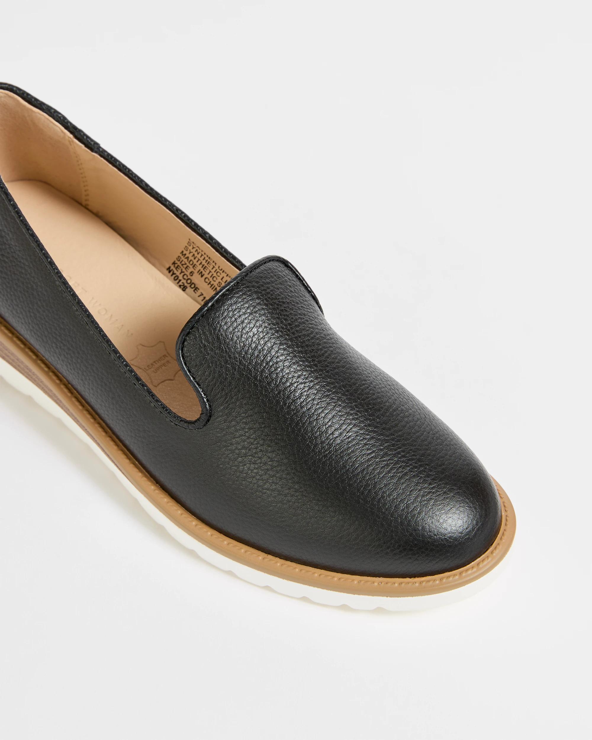 3 Target Woman Genuine Leather Forest Albert Wedge BLACK, 3 of 3