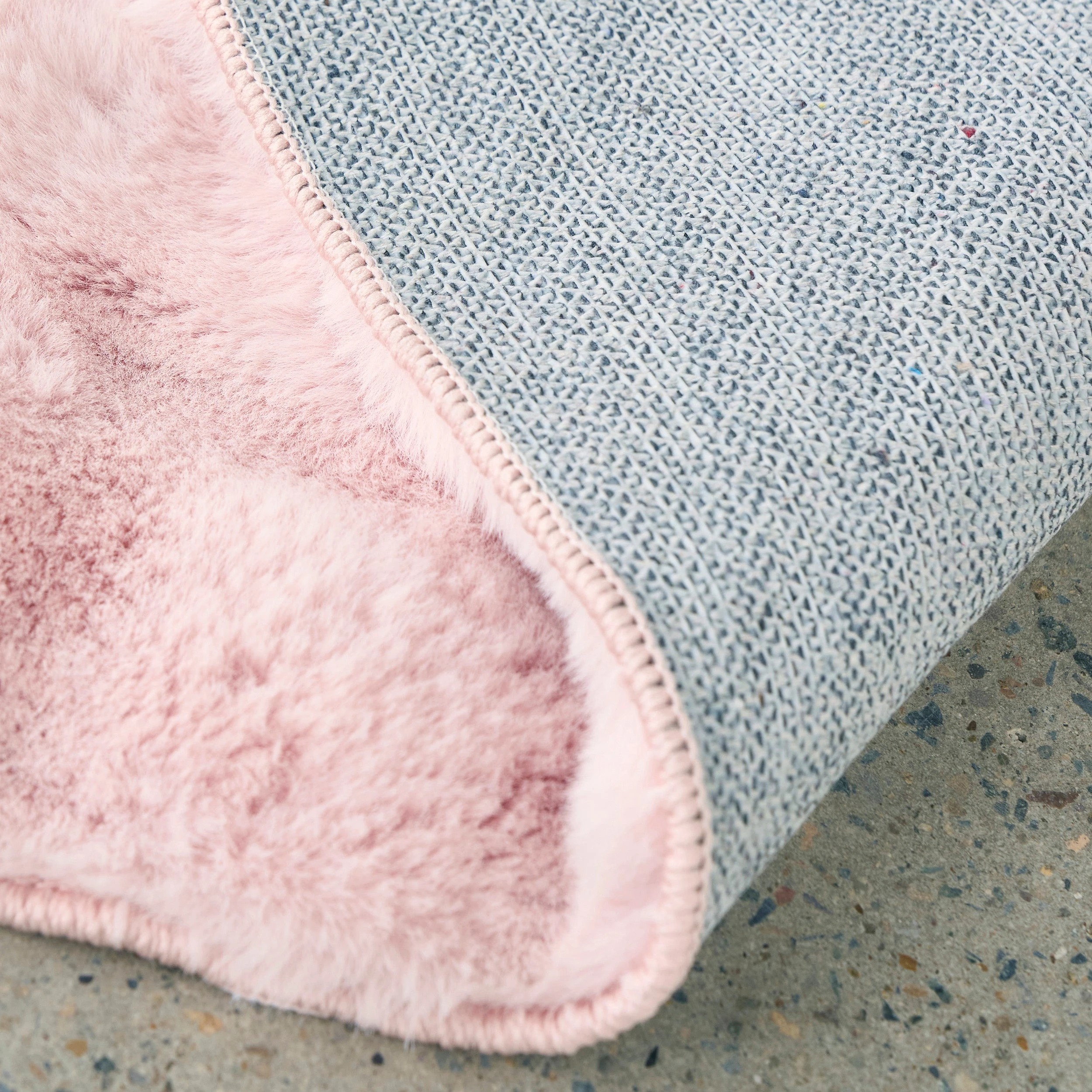 6 Common Ground Rugs PureForm 150x150cm - Small Washable Round Rug - Pink, 6 of 8