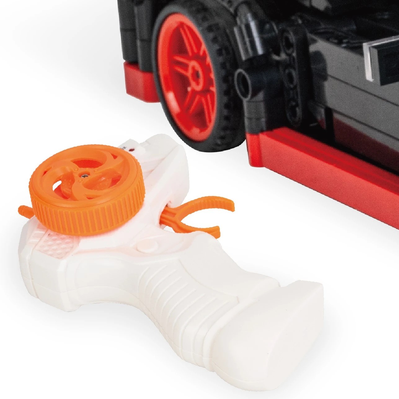 6 435 Piece Mini Blocks Vehicle Series: Light Up Remote Control Race Car, 6 of 7