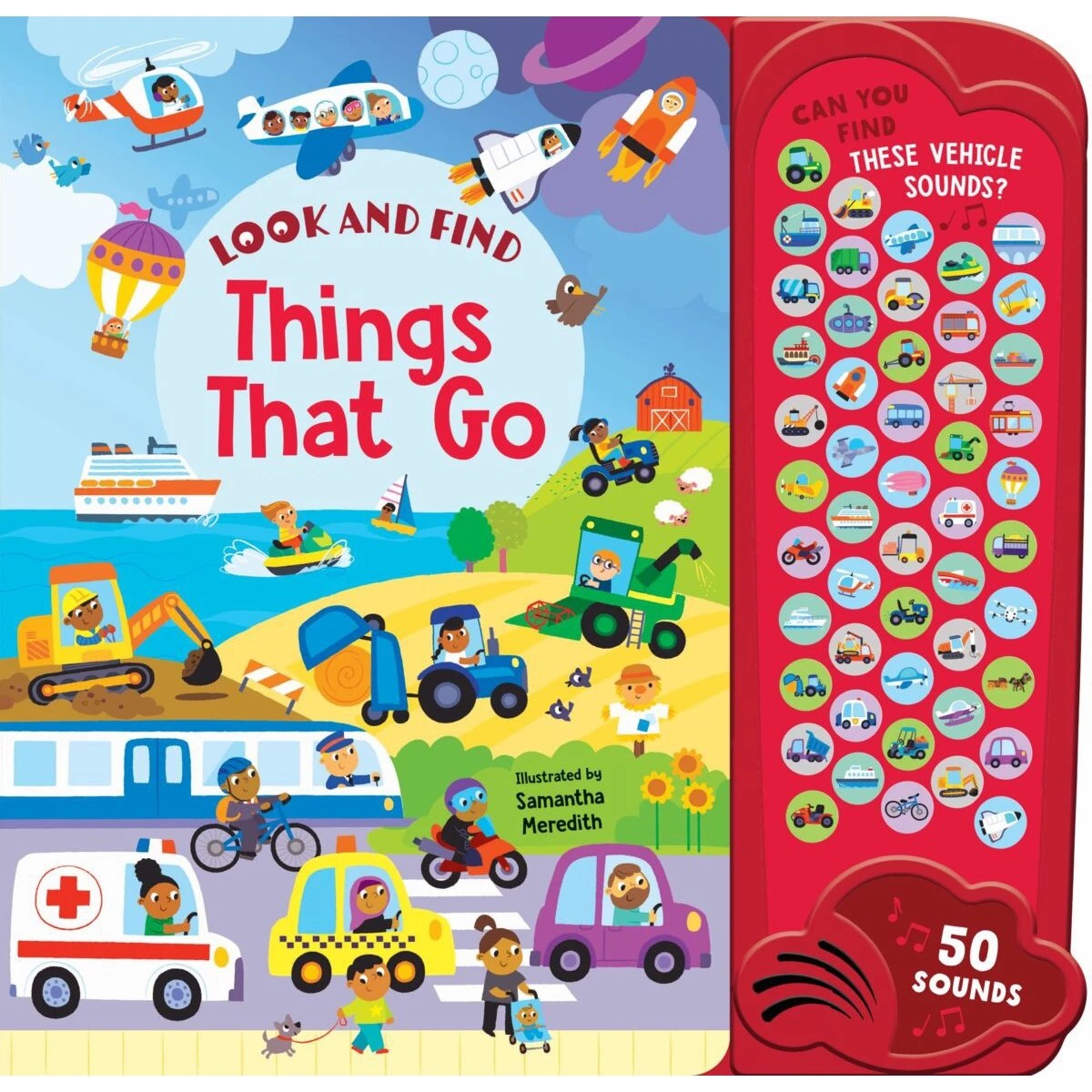 1 Look and Find: Things That Go by Samantha Meredith - Sound Book, 1 of 1