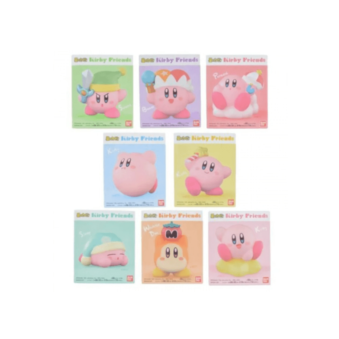 9 Bandai Candy Kirby Friends Blind Box Figures Volume 1 - Assorted, 9 of 9