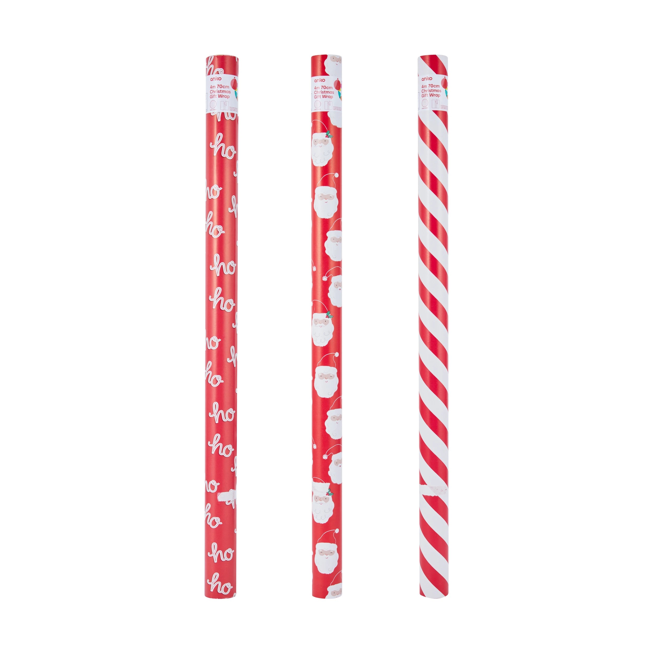 4 4m 70cm Christmas Gift Wrap - Assorted, 4 of 4