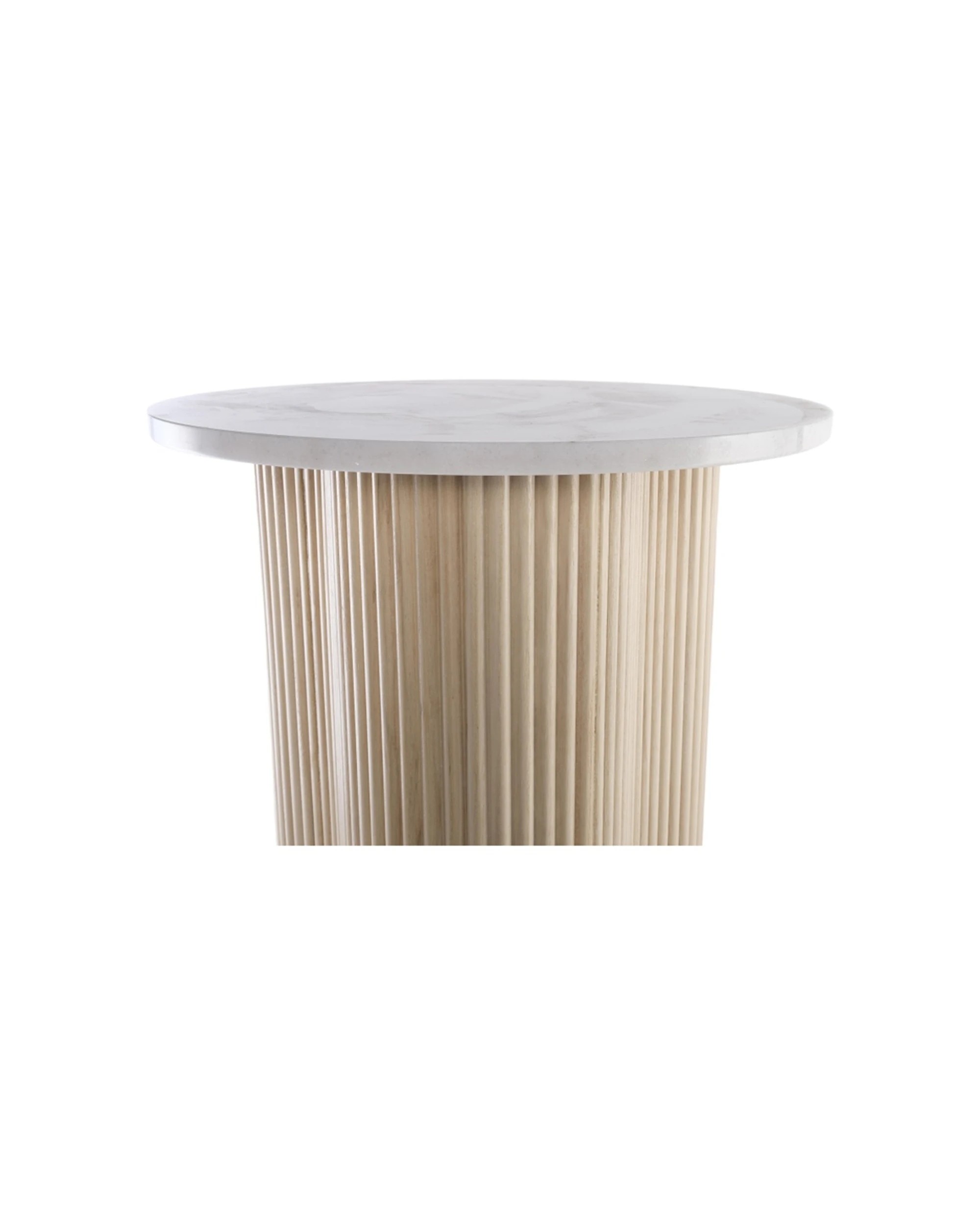 6 Codu Vero Side Table Oak Marble 60x50x50cm - Natural, 6 of 9