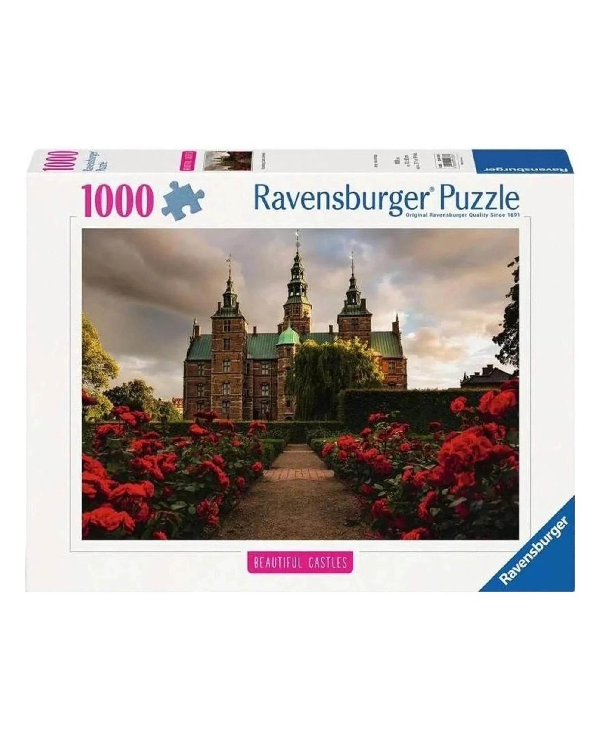 1 Ravensburger Beautiful Castles Rosenborg Castle Denmark 1000 Piece Puzzle, 1 of 2