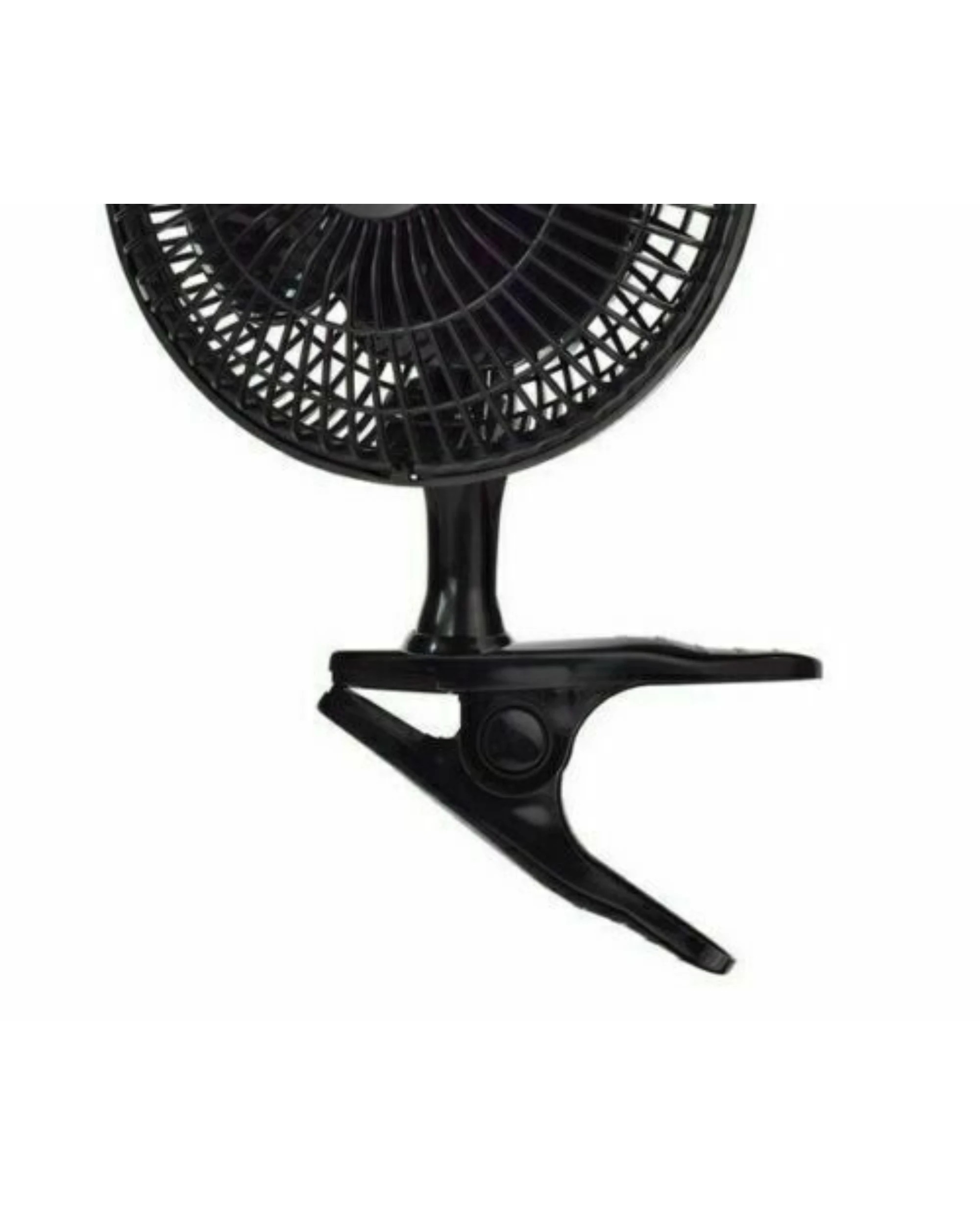 4 HELLER 15cm Clip Fan - Two Speed - Fan Safety Guard - 15W Personal Desk - Black, 4 of 4