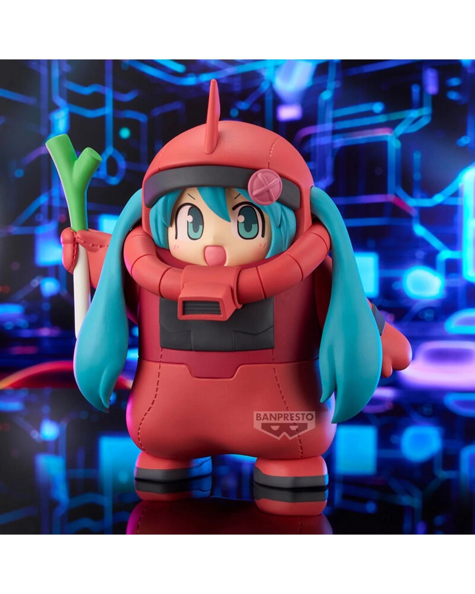 5 Banpresto Gundam 45th X Hatsune Miku Chars Zaku Costume Hatsune Miku Version Figure, 5 of 8