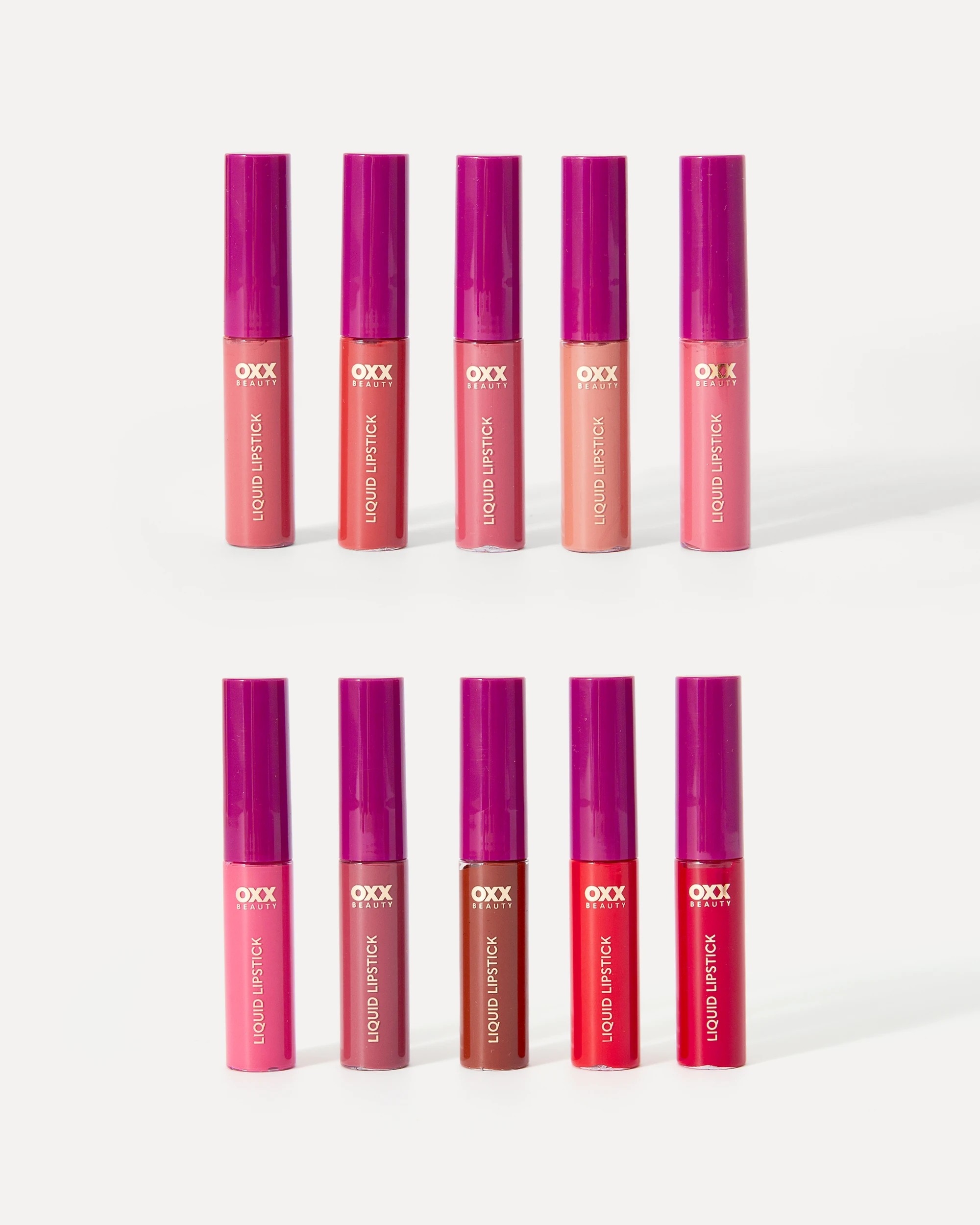 OXX Beauty 10 Piece Liquid Lipstick Set - Kmart