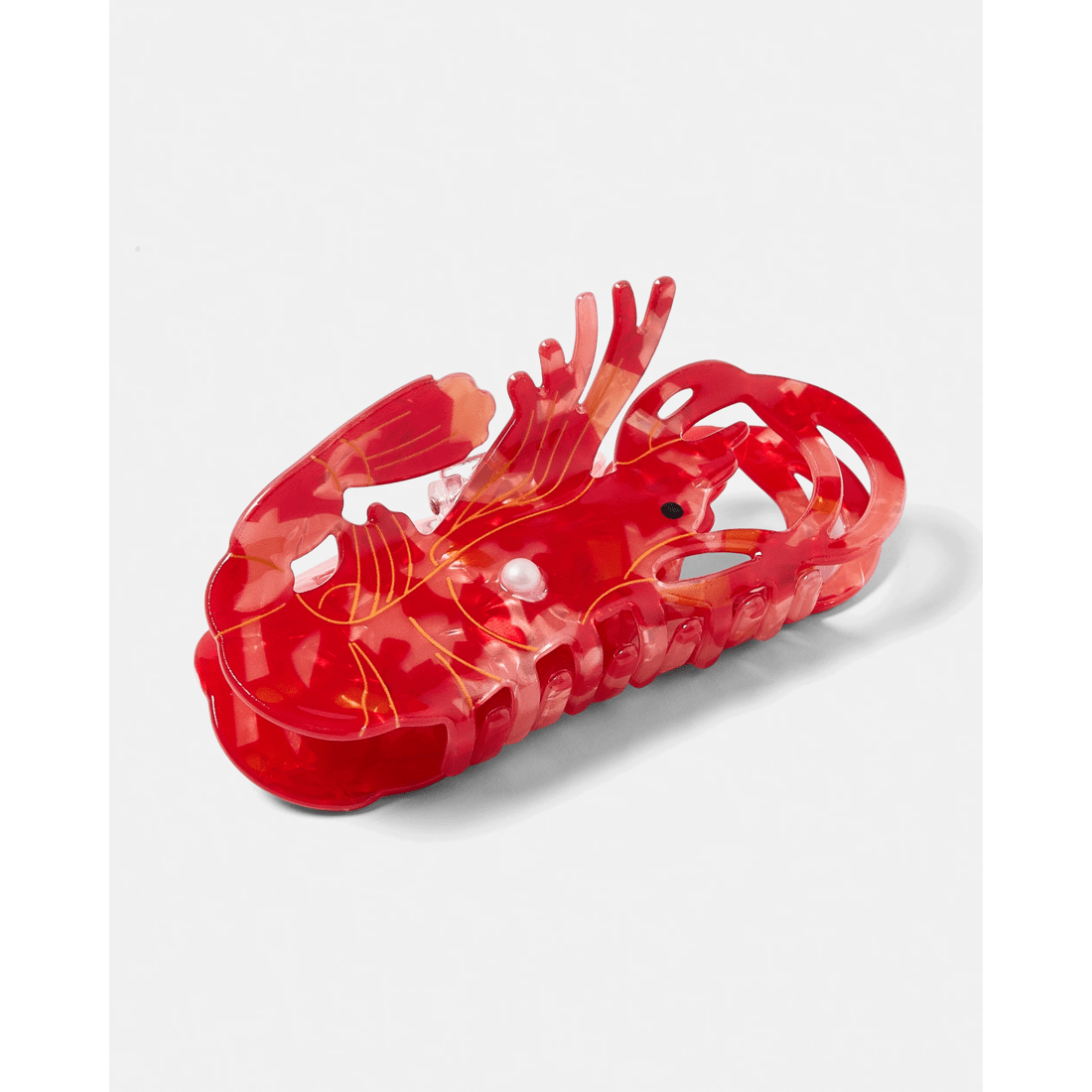 2 Red Lobster Claw Hair Clip, 2 of 4