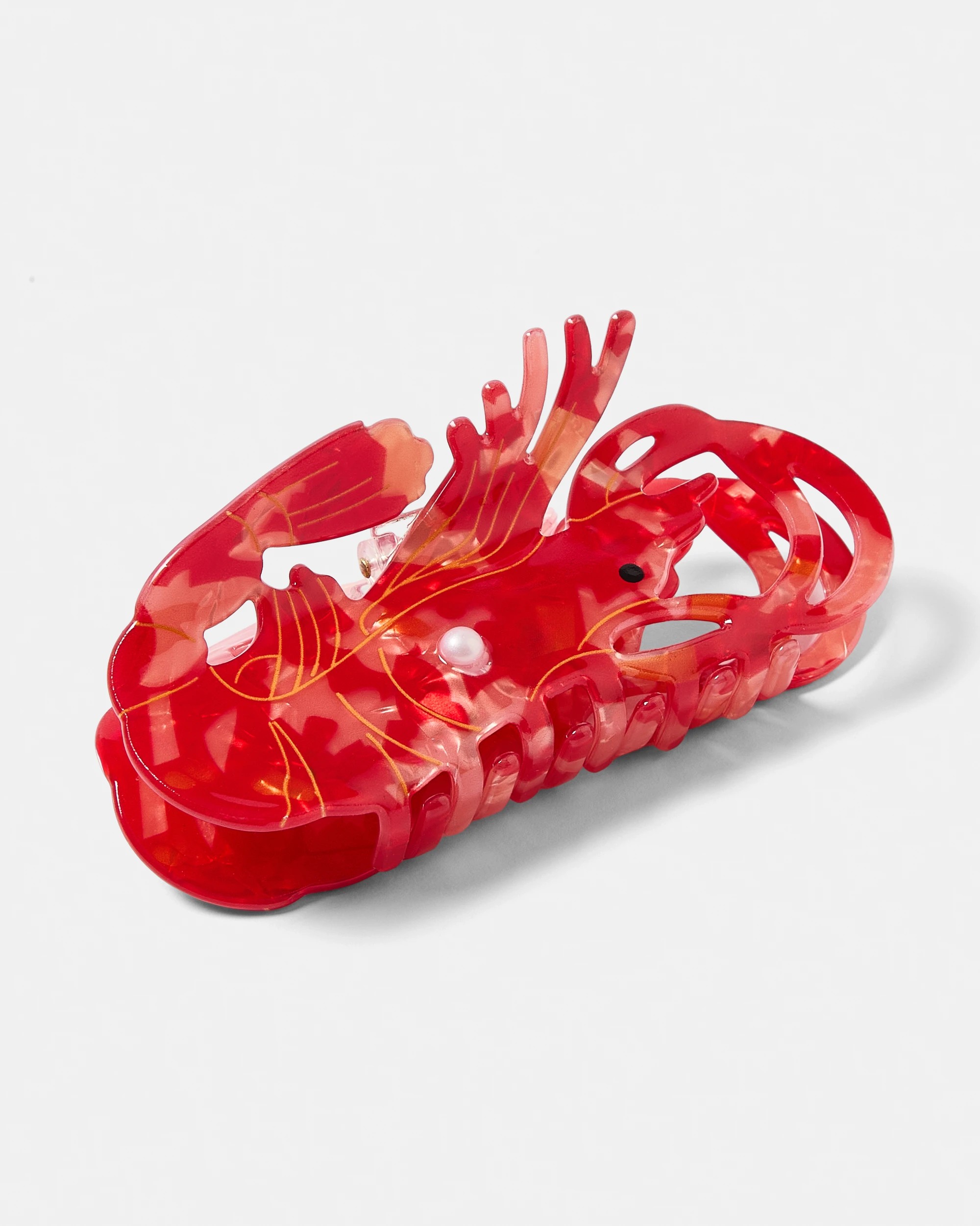 2 Red Prawn Claw Hair Clip, 2 of 4