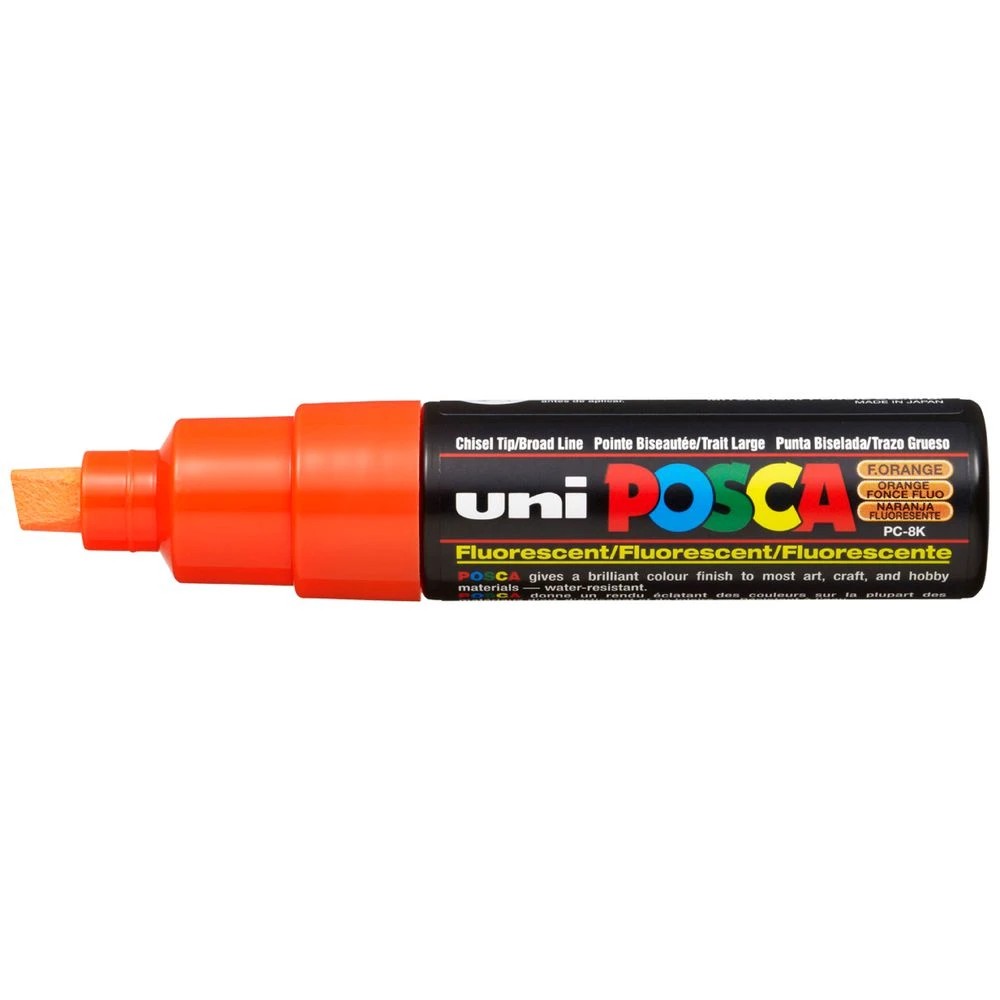 1 POSCA PC 8K Paint Marker Fluorescent Orange, 1 of 5