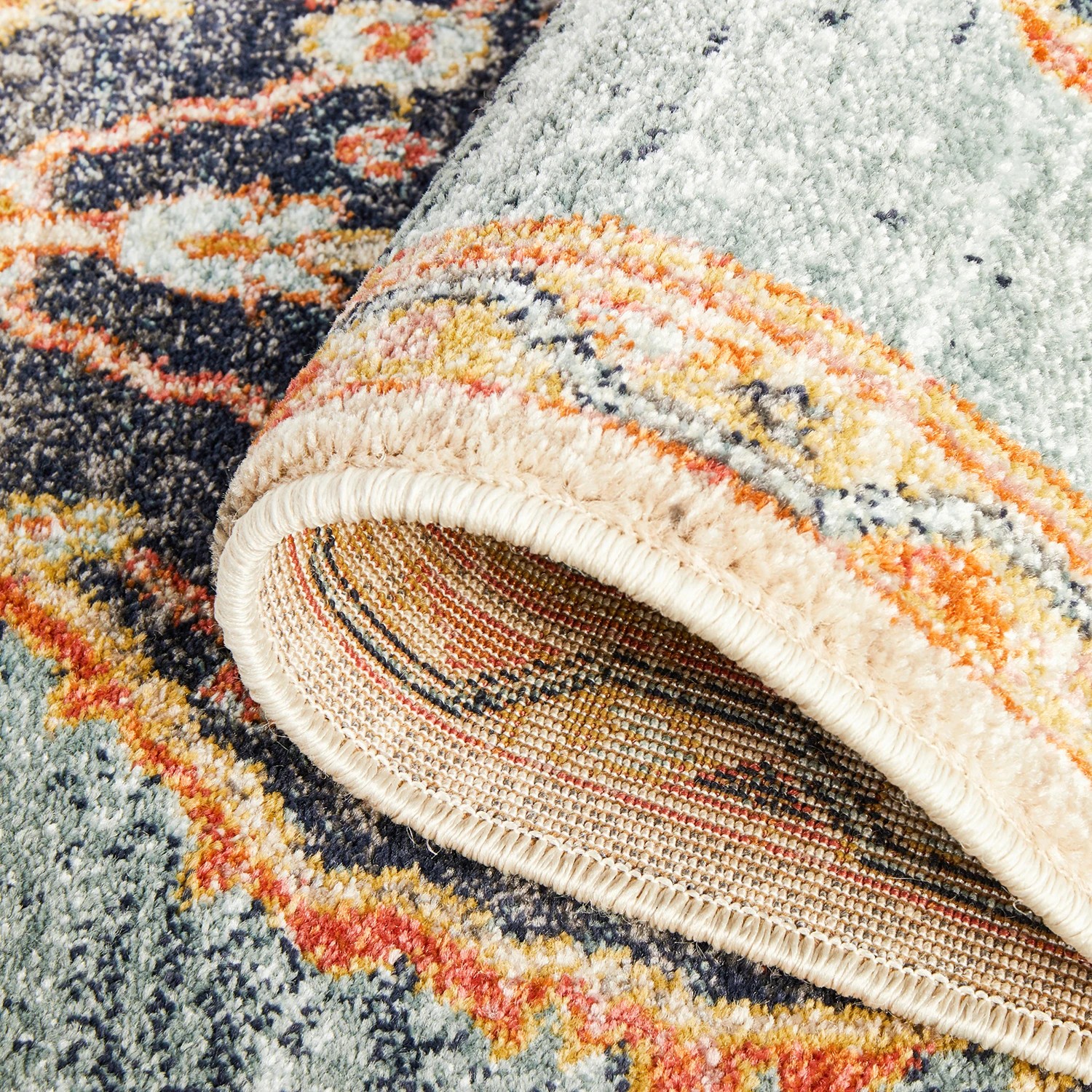 9 Common Ground Rugs Eterna 862 500x80cm - Extra Large Runner Power Loomed Pet Friendly Rug - Brown, 9 of 9