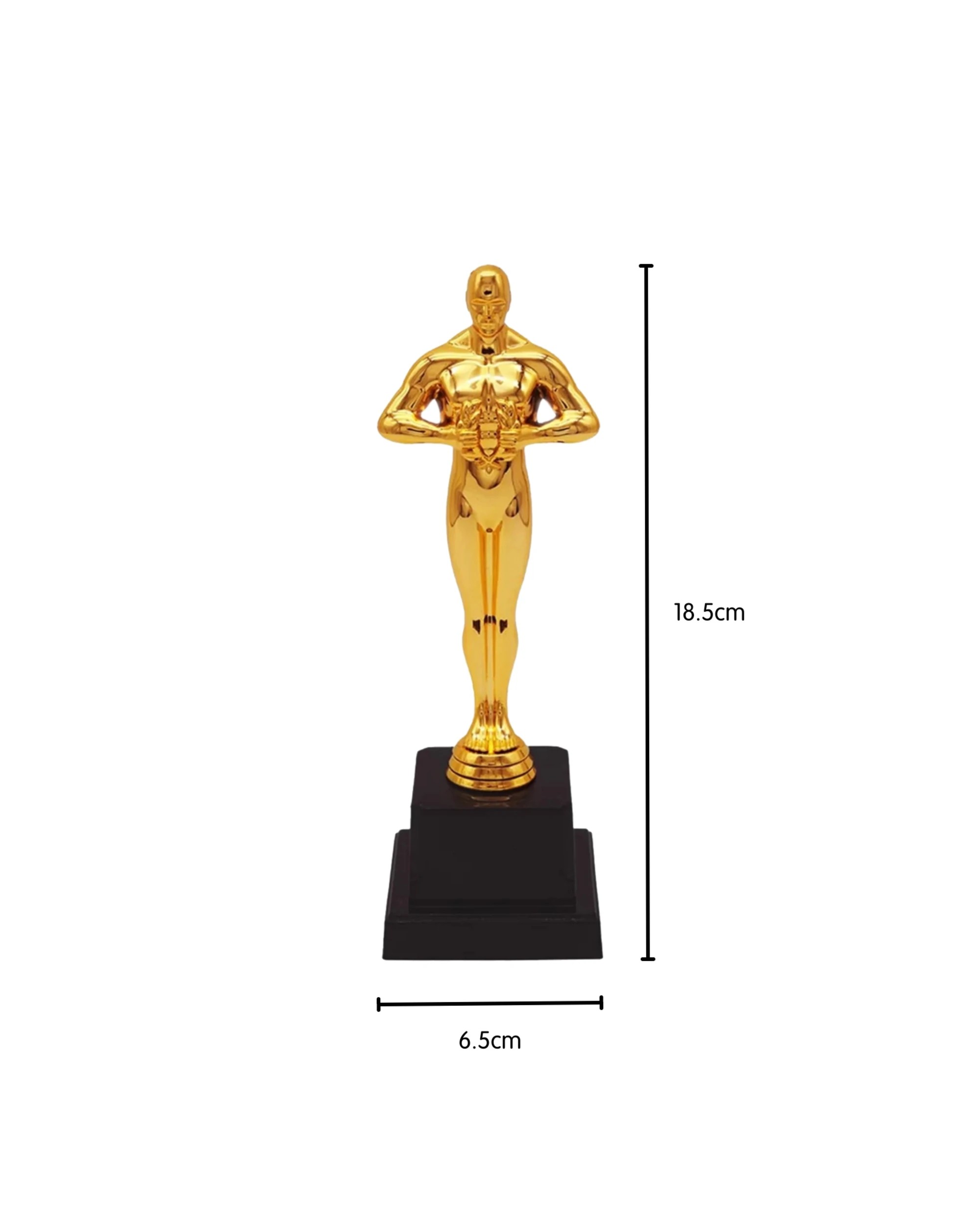 3 Partyrama Novelty Hollywood Oscar Statuette 18.5cm, 3 of 3