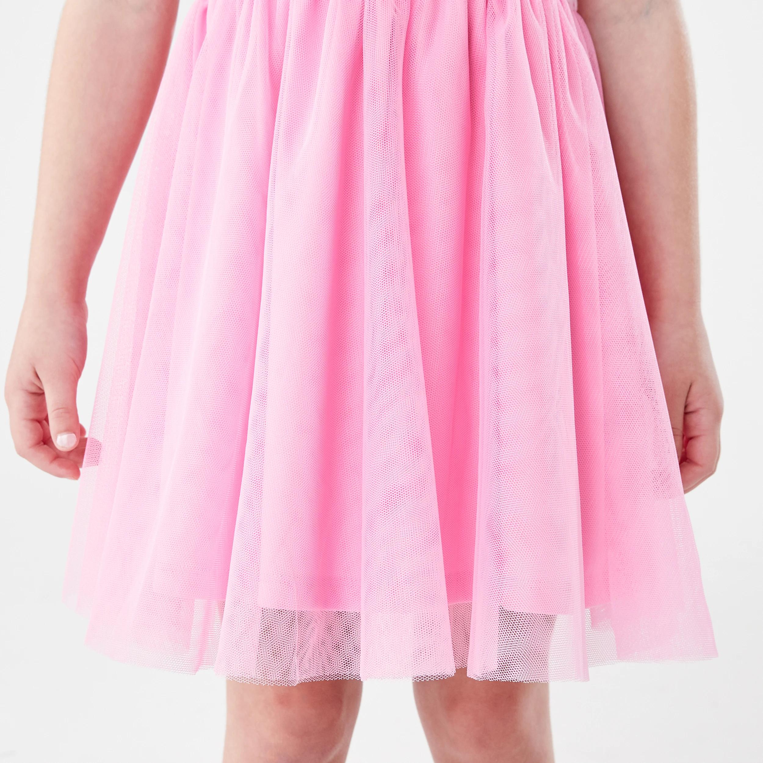 5 Sleeveless Tulle Dress PRISMATIC PINK, 5 of 7