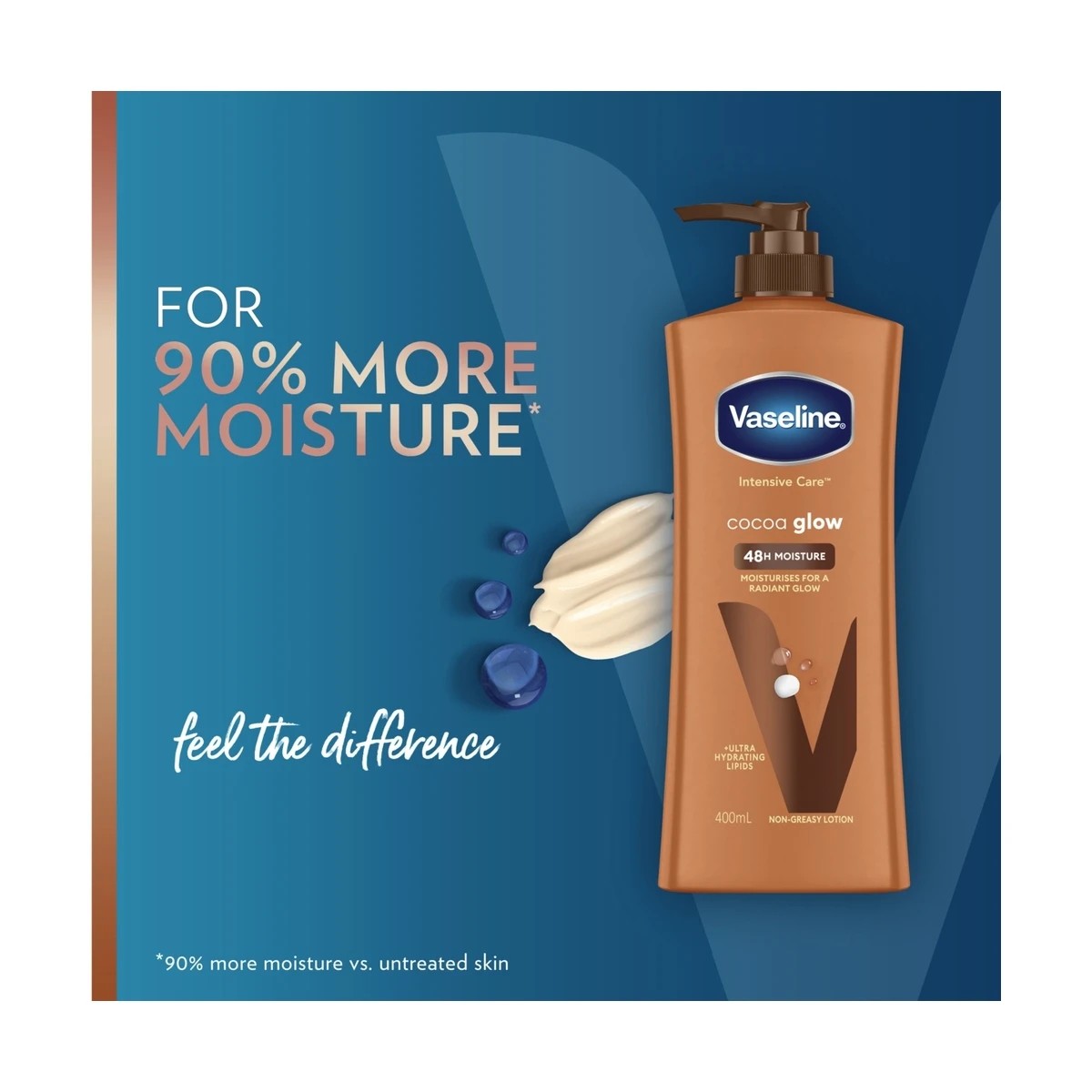 3 Vaseline Cocoa Glow Intensive Care Body Lotion 400ml, 3 of 5