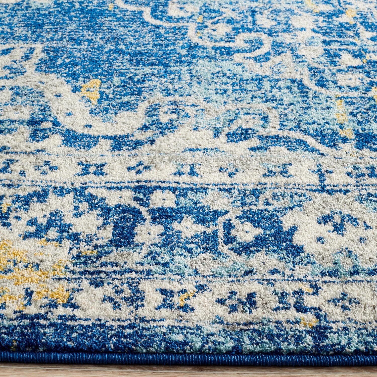 4 Common Ground Rugs Gallery 869 230x160cm - Medium Power Loomed Pet Friendly Floor Rug - Blue, 4 of 7