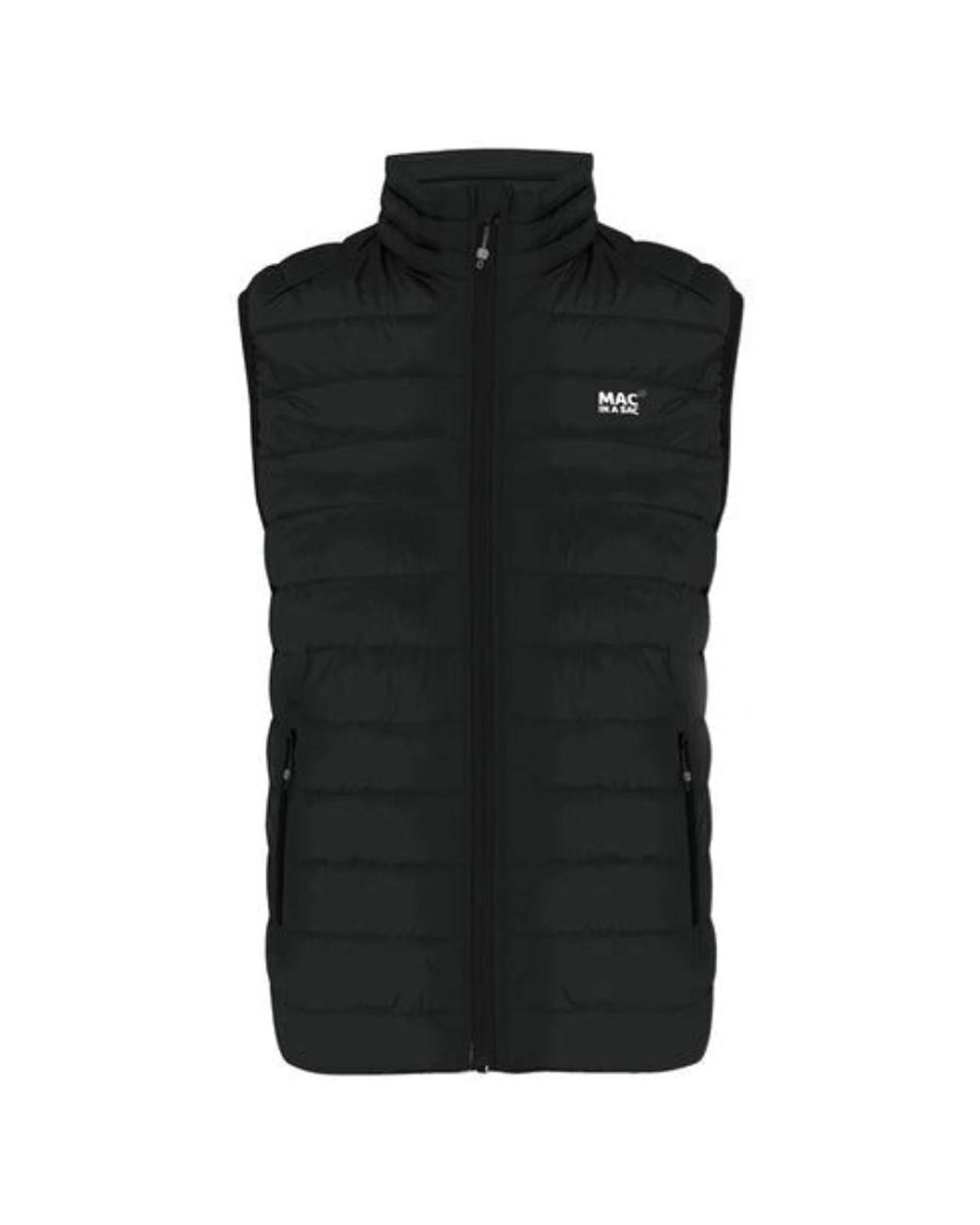 1 Mac In A Sac Synergy Packable Men's Thermolite Vest BLACK, 1 of 6